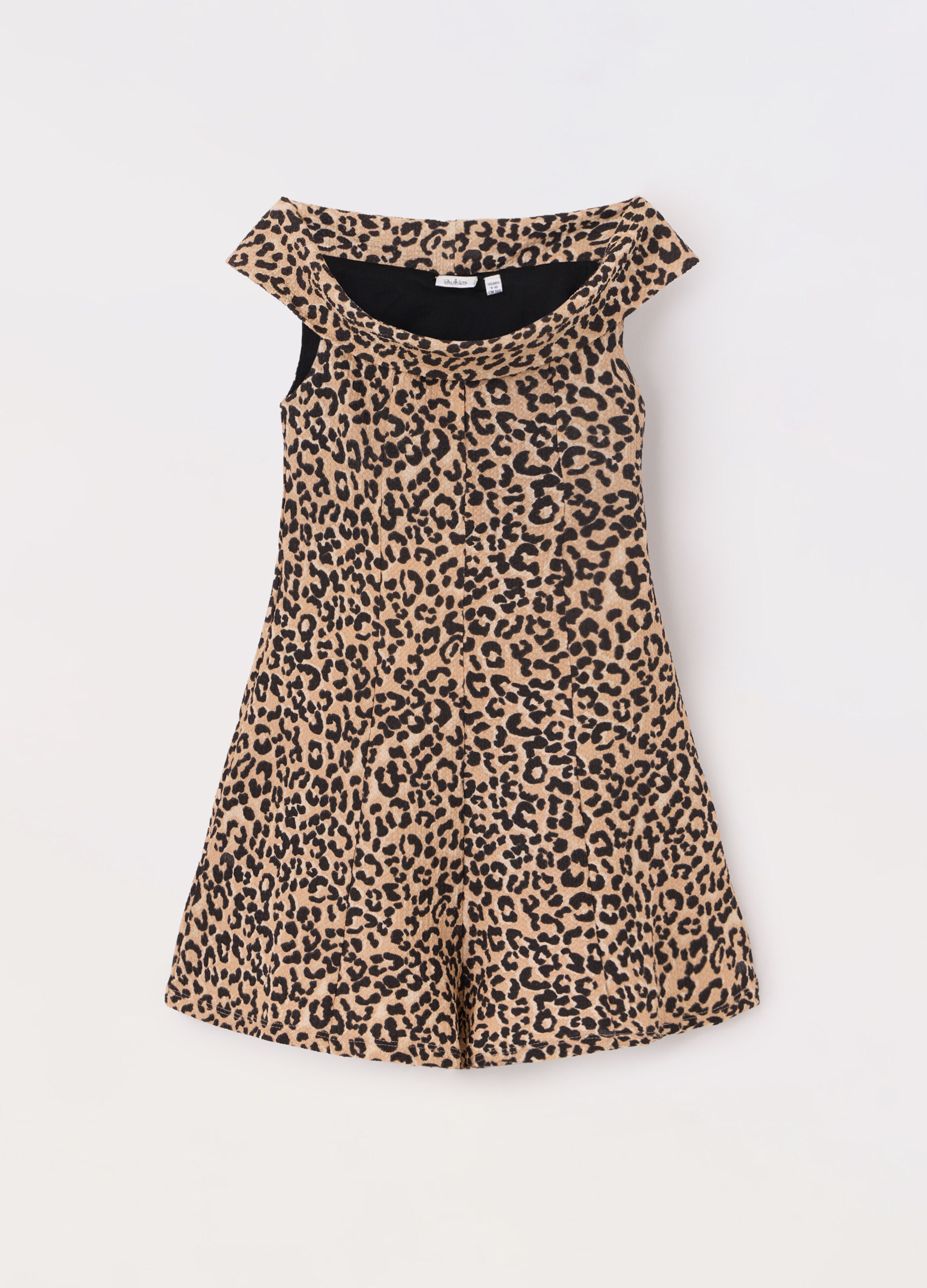 Tutina corta animalier ragazza_0