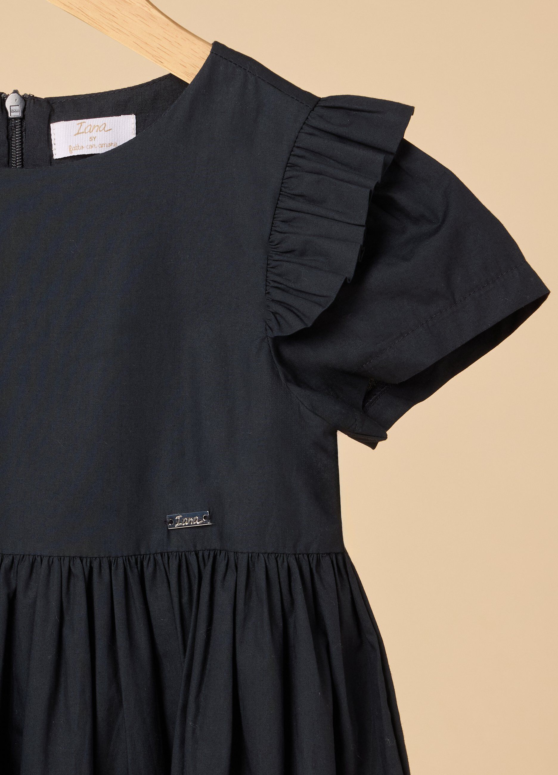 Vestito a balze IANA in puro cotone bambina_1