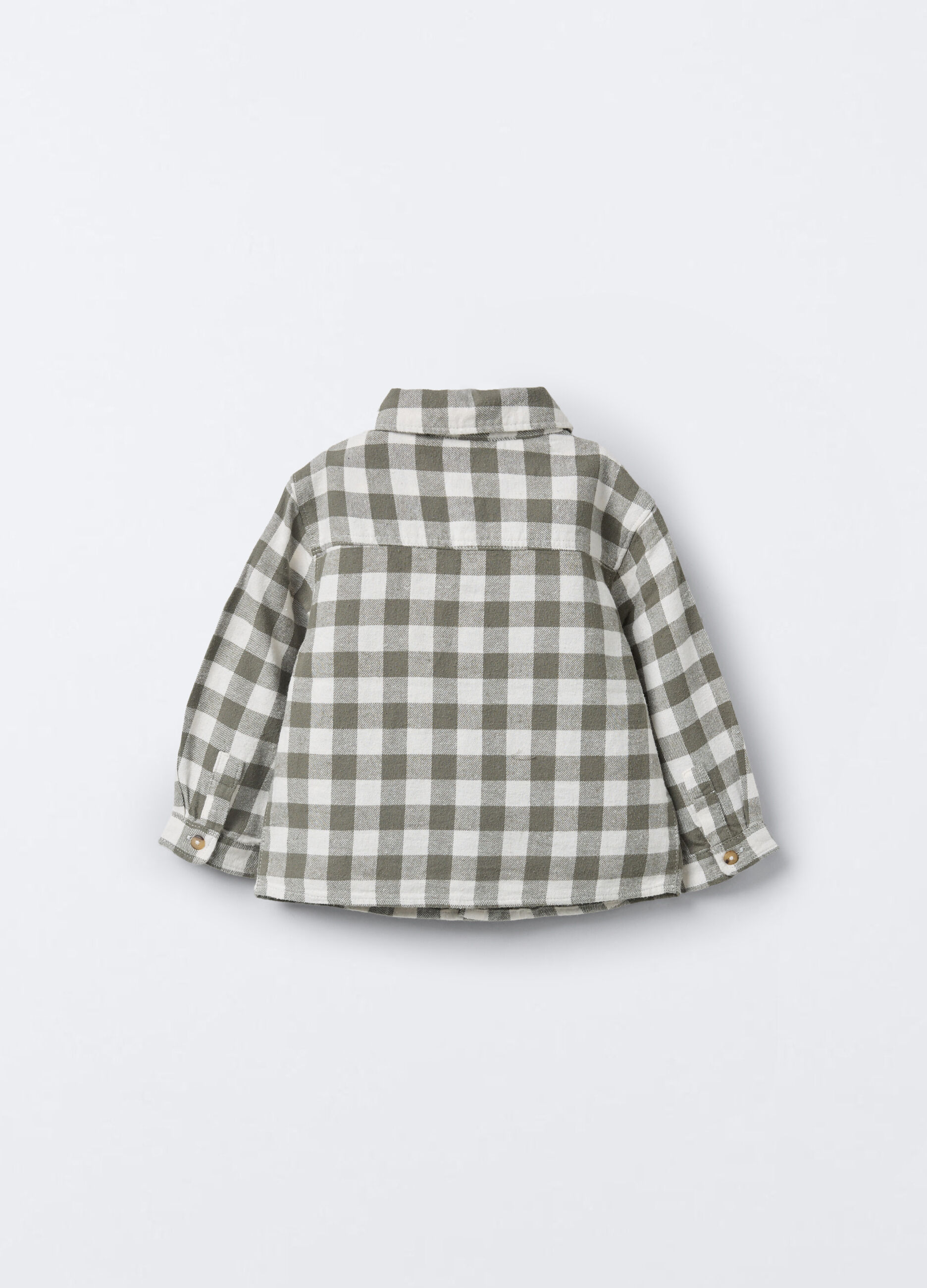 Camicia in puro cotone con colletto alla francese bimbo_1