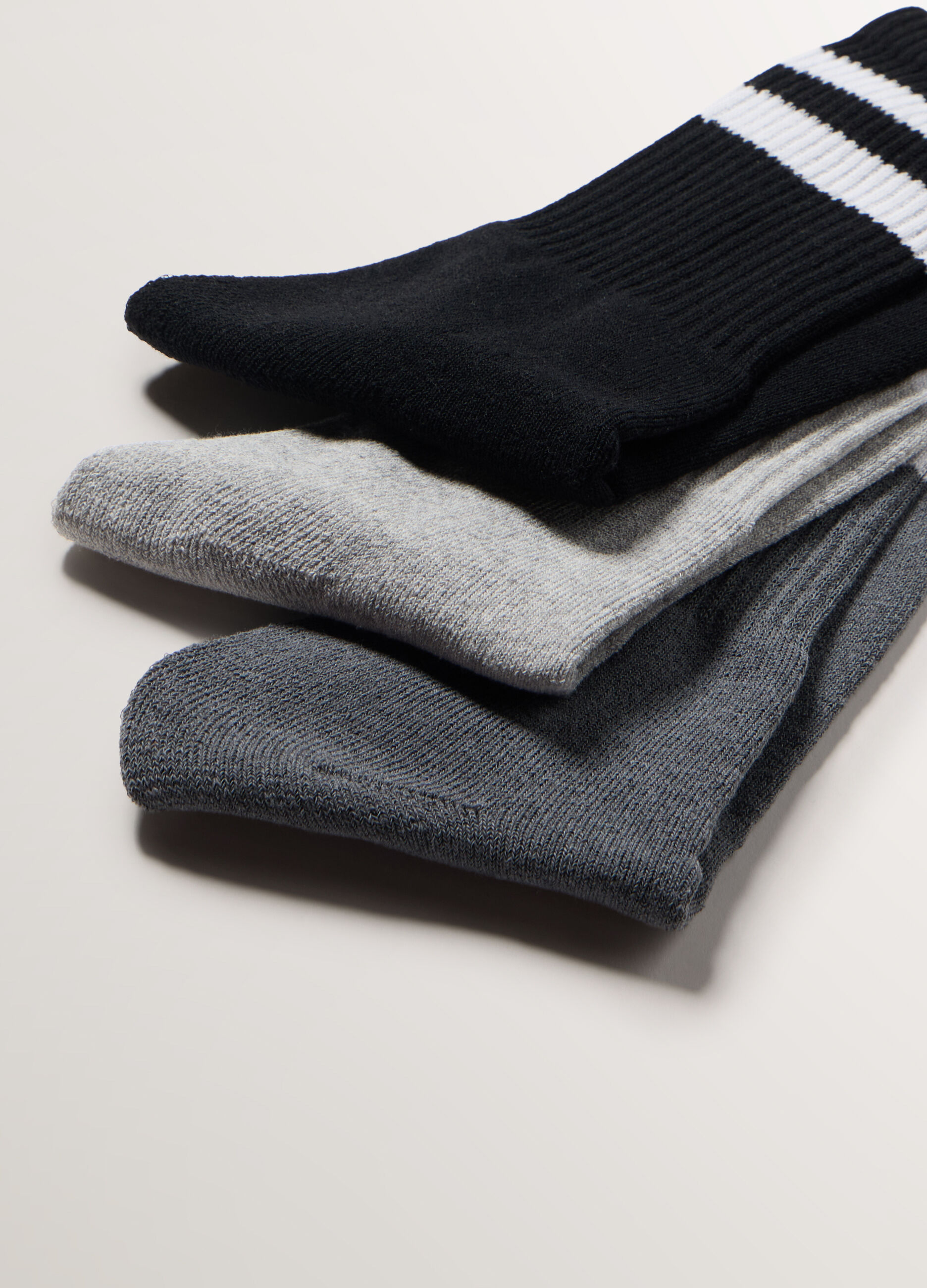 3 pack calze sportive in cotone stretch uomo