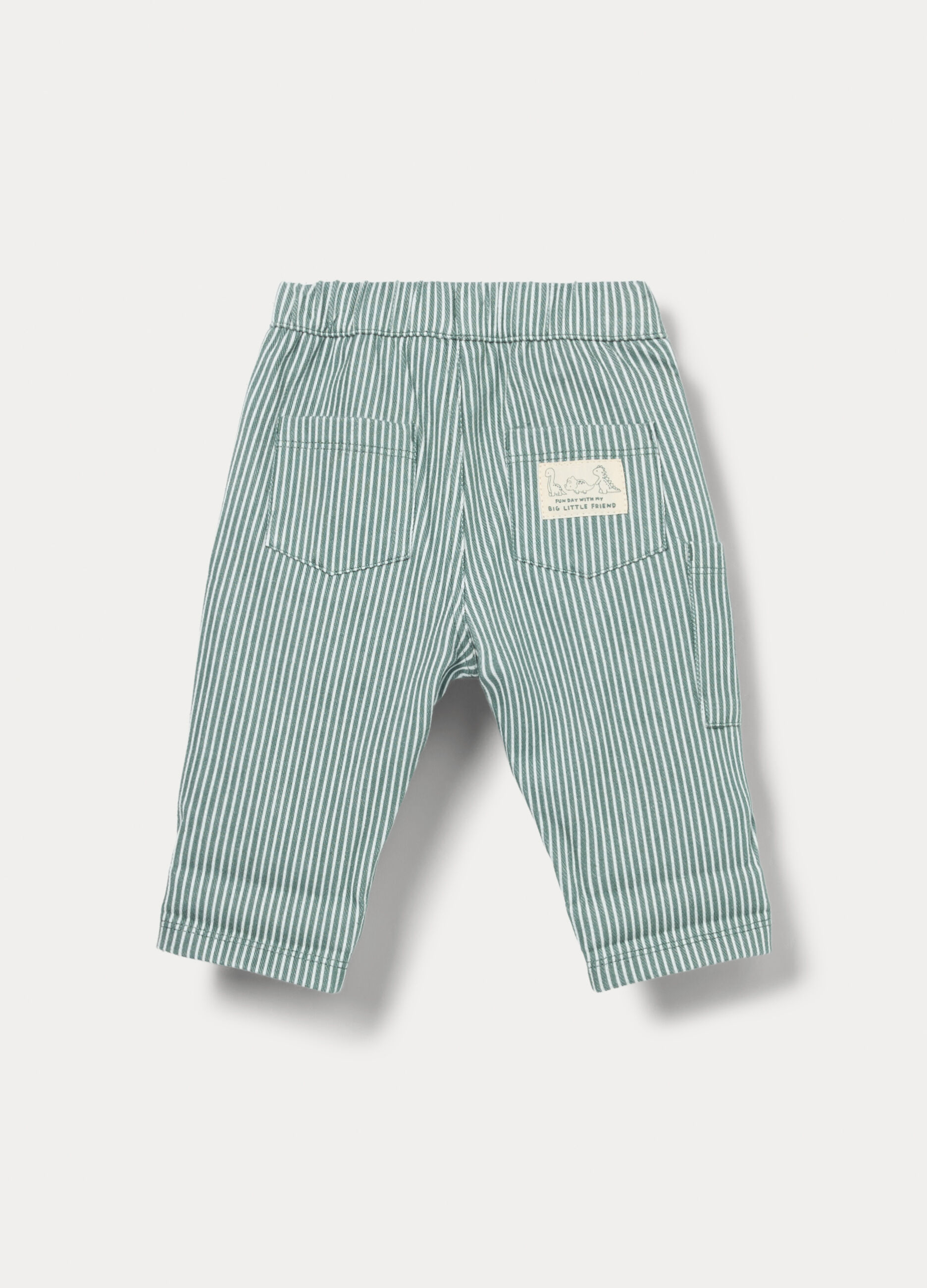 Pantaloni in punto Milano neonato_1