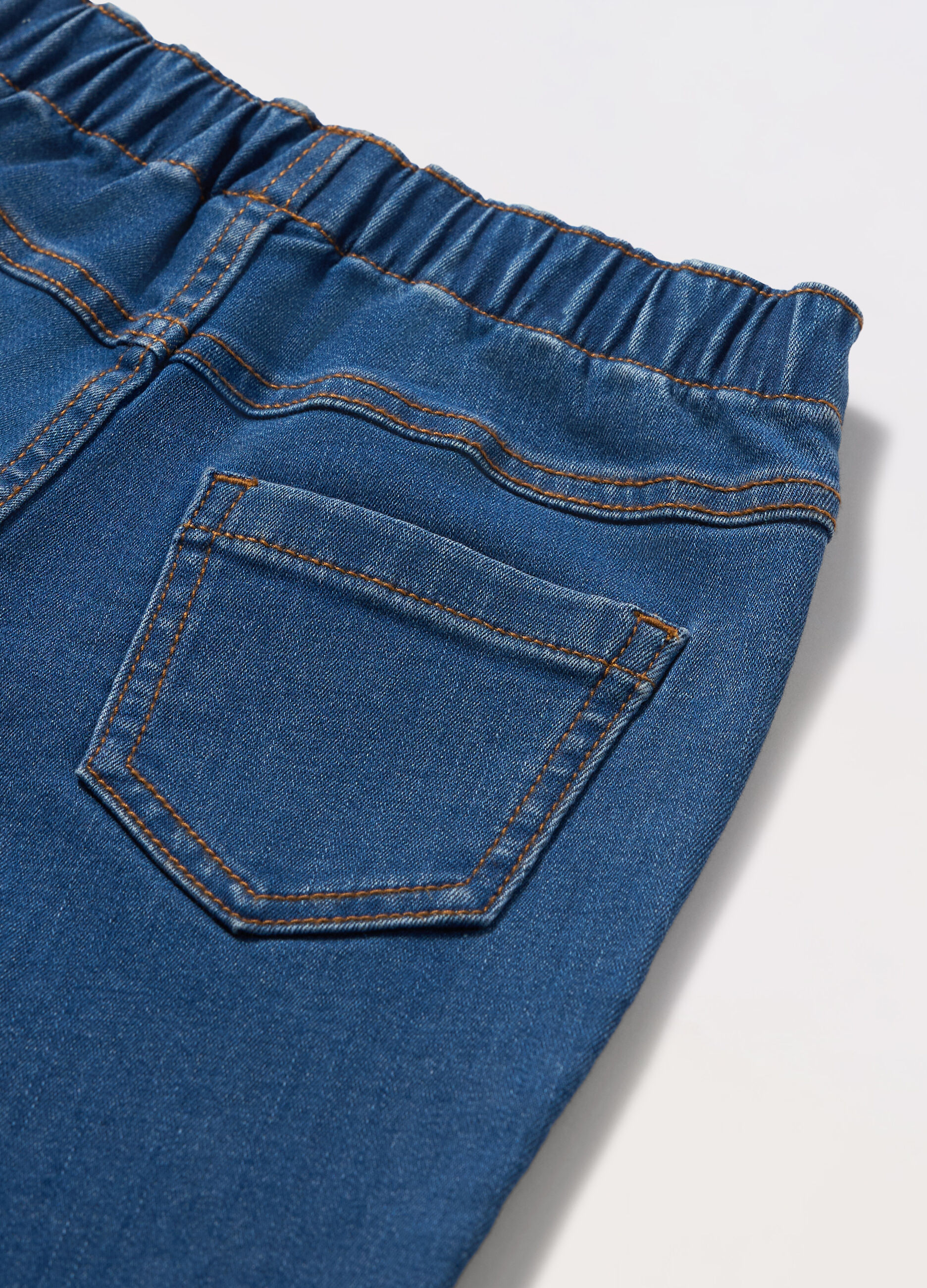 Jeggings in denim stretch bambina_1
