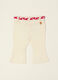 Jeans denim in misto cotone e viscosa elasticizzato da neonata flare fit_1