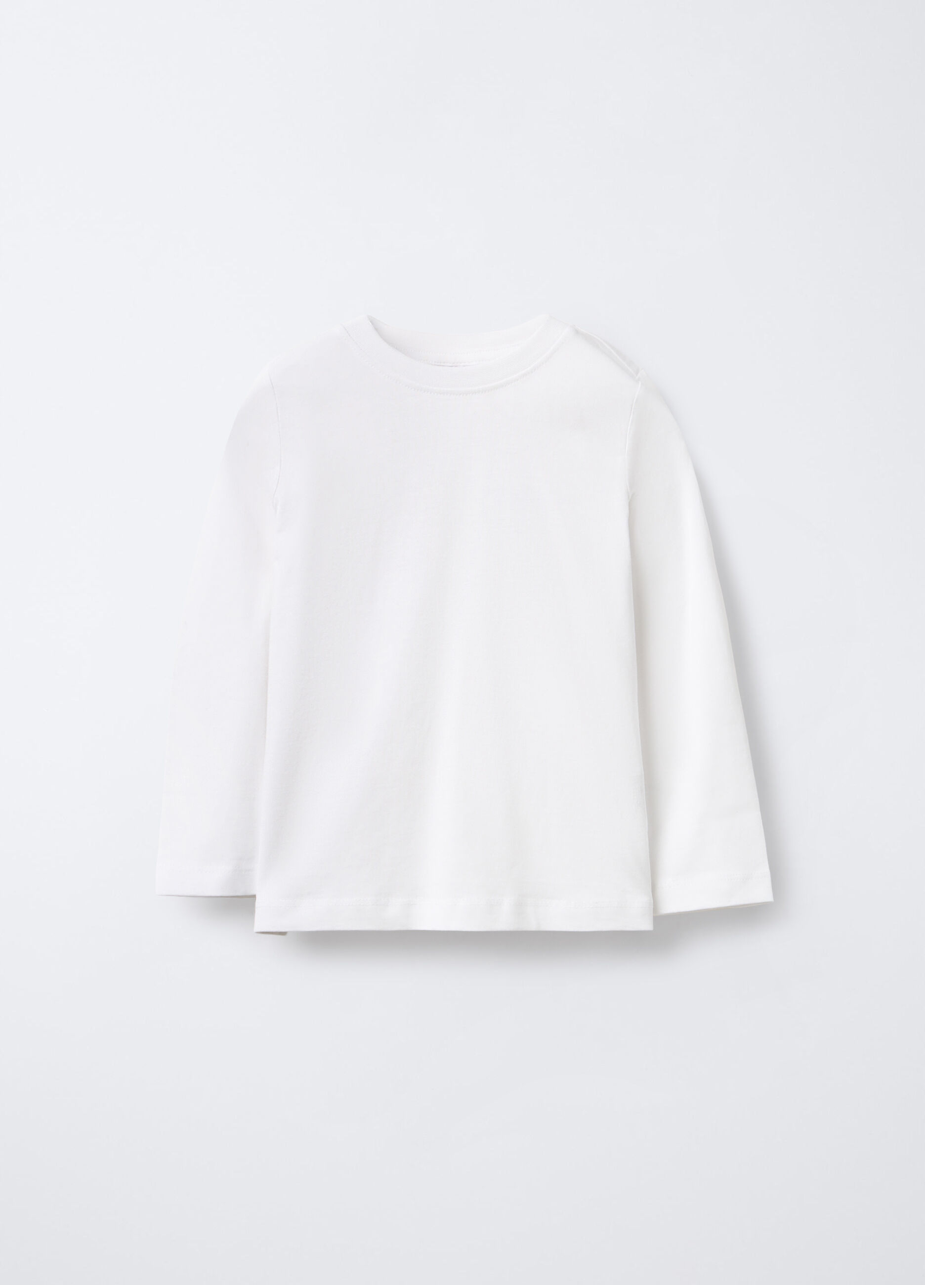 T-shirt in jersey di puro cotone bambina_0
