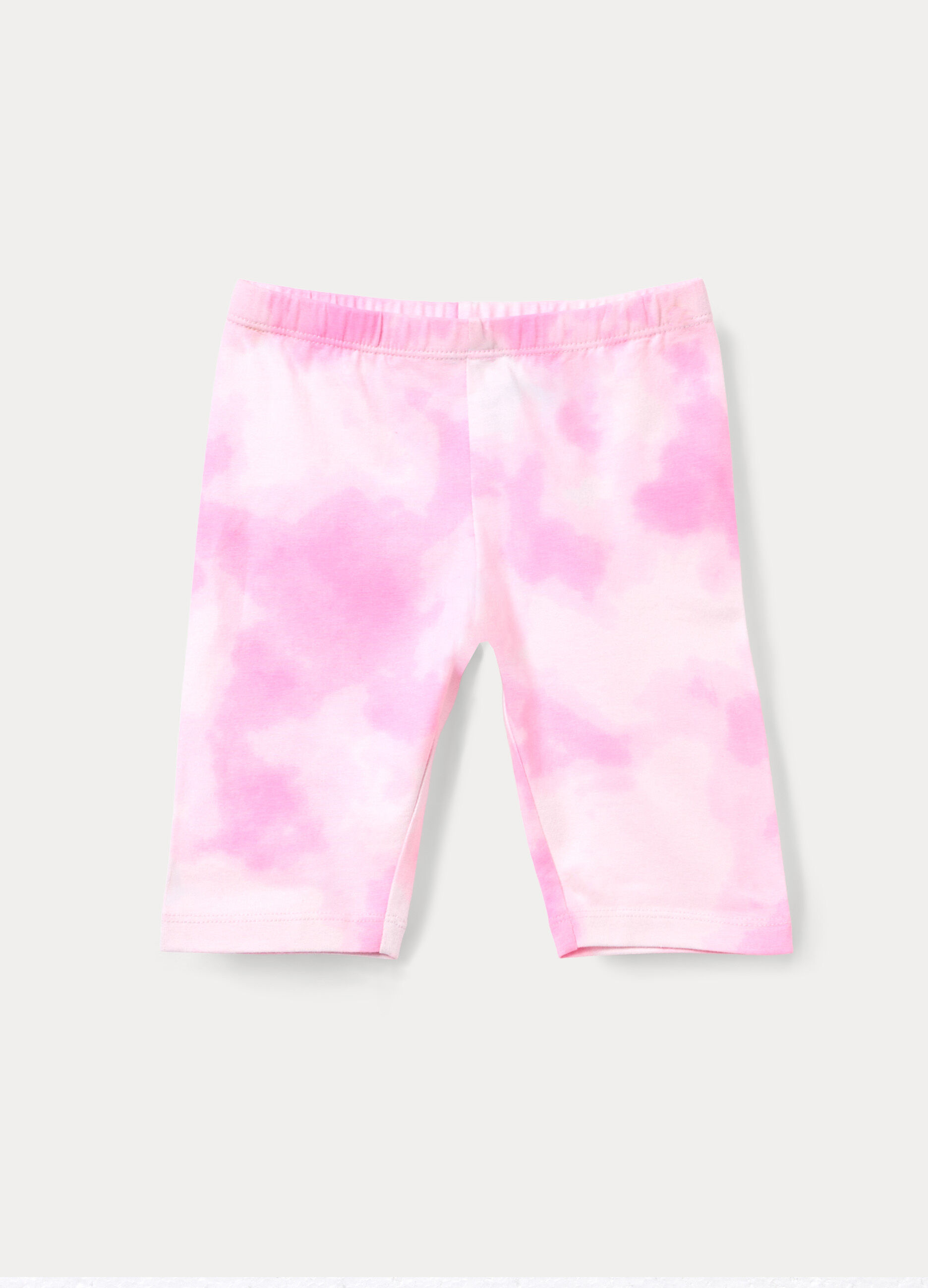 Leggings corti stretch bambina_0
