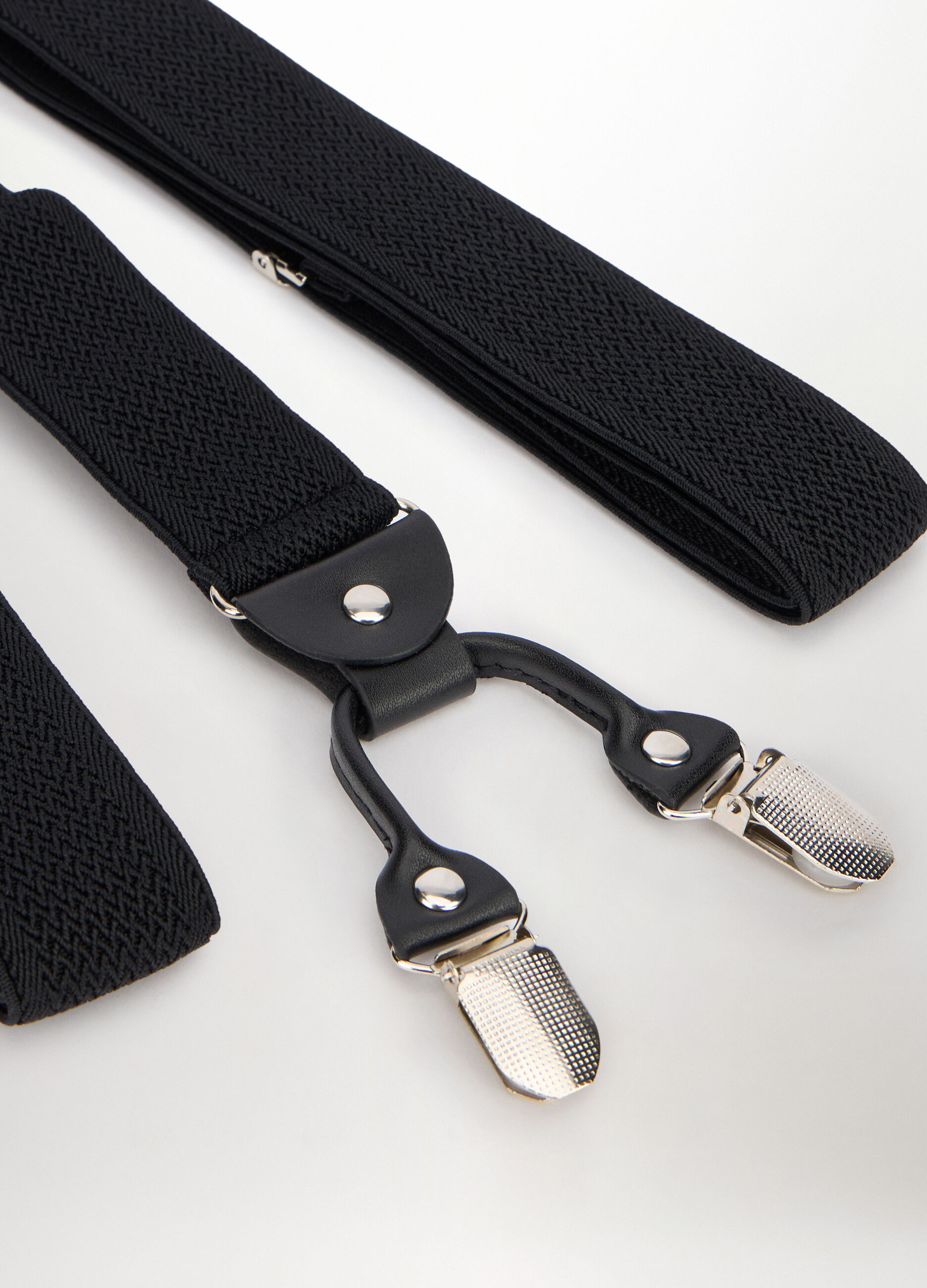 Bretelle con inserti in ECOpelle uomo_1