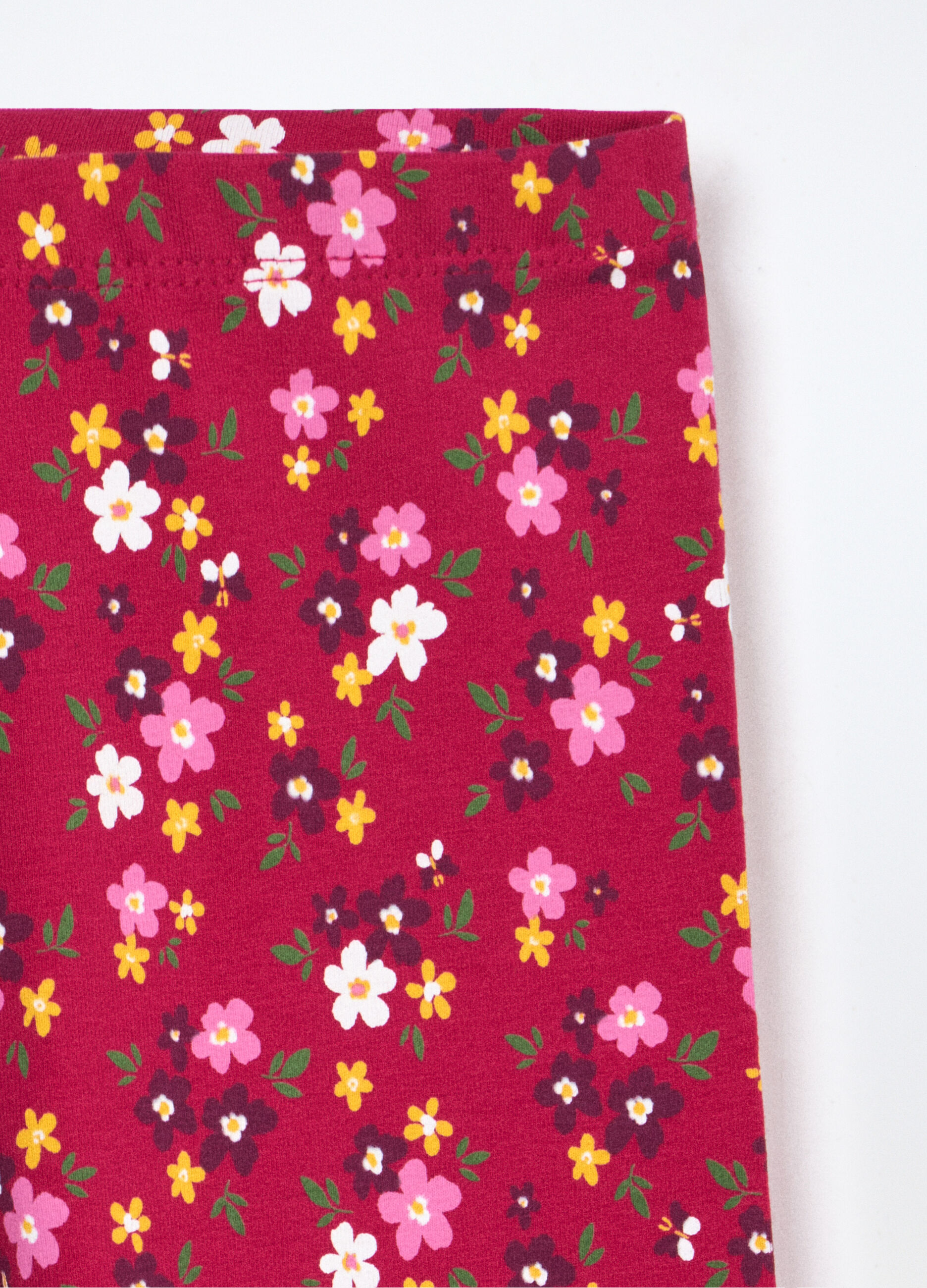 Leggings in jersey di cotone stretch bambina_2