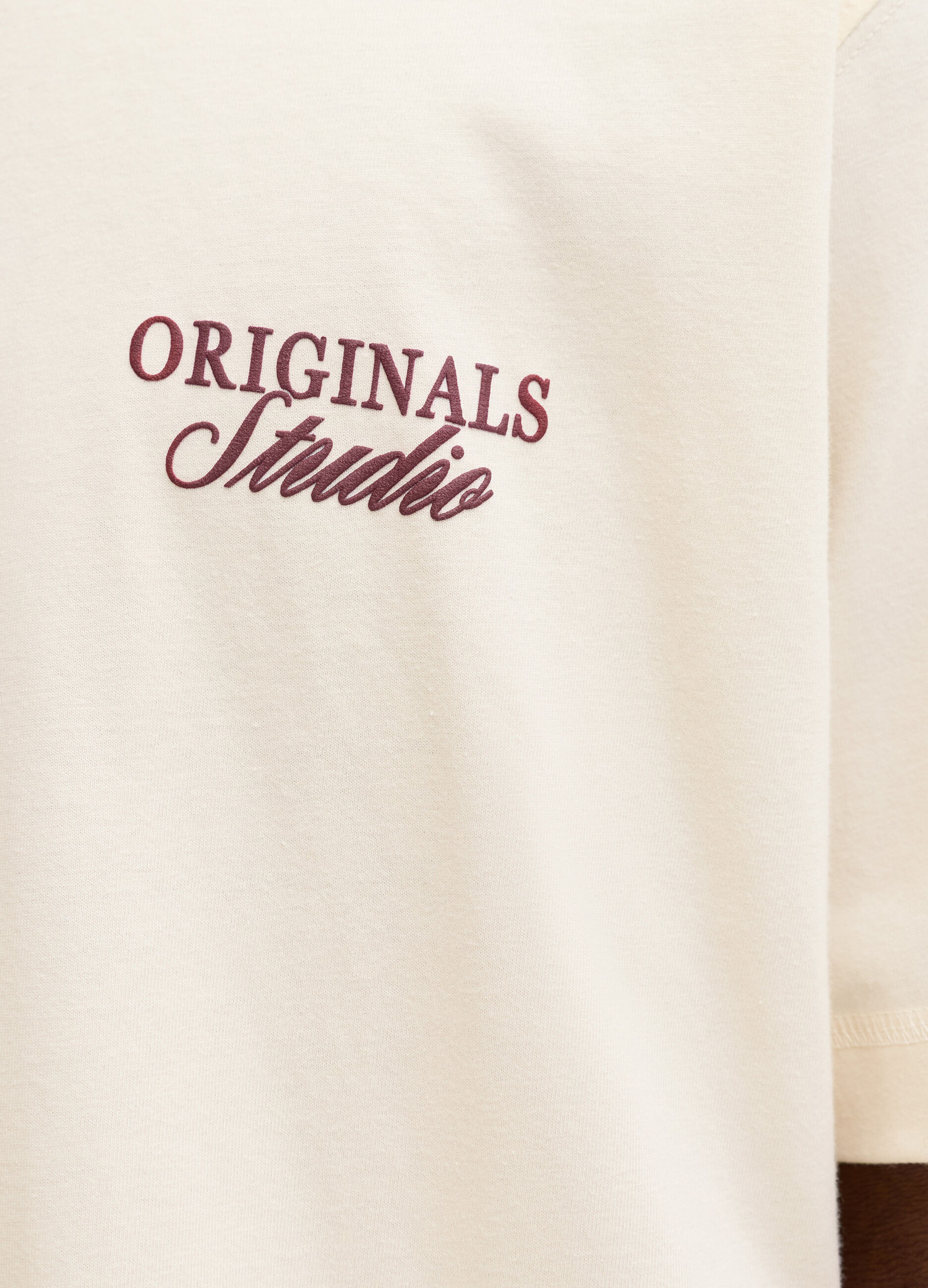 T-shirt loose fit con stampa uomo_4