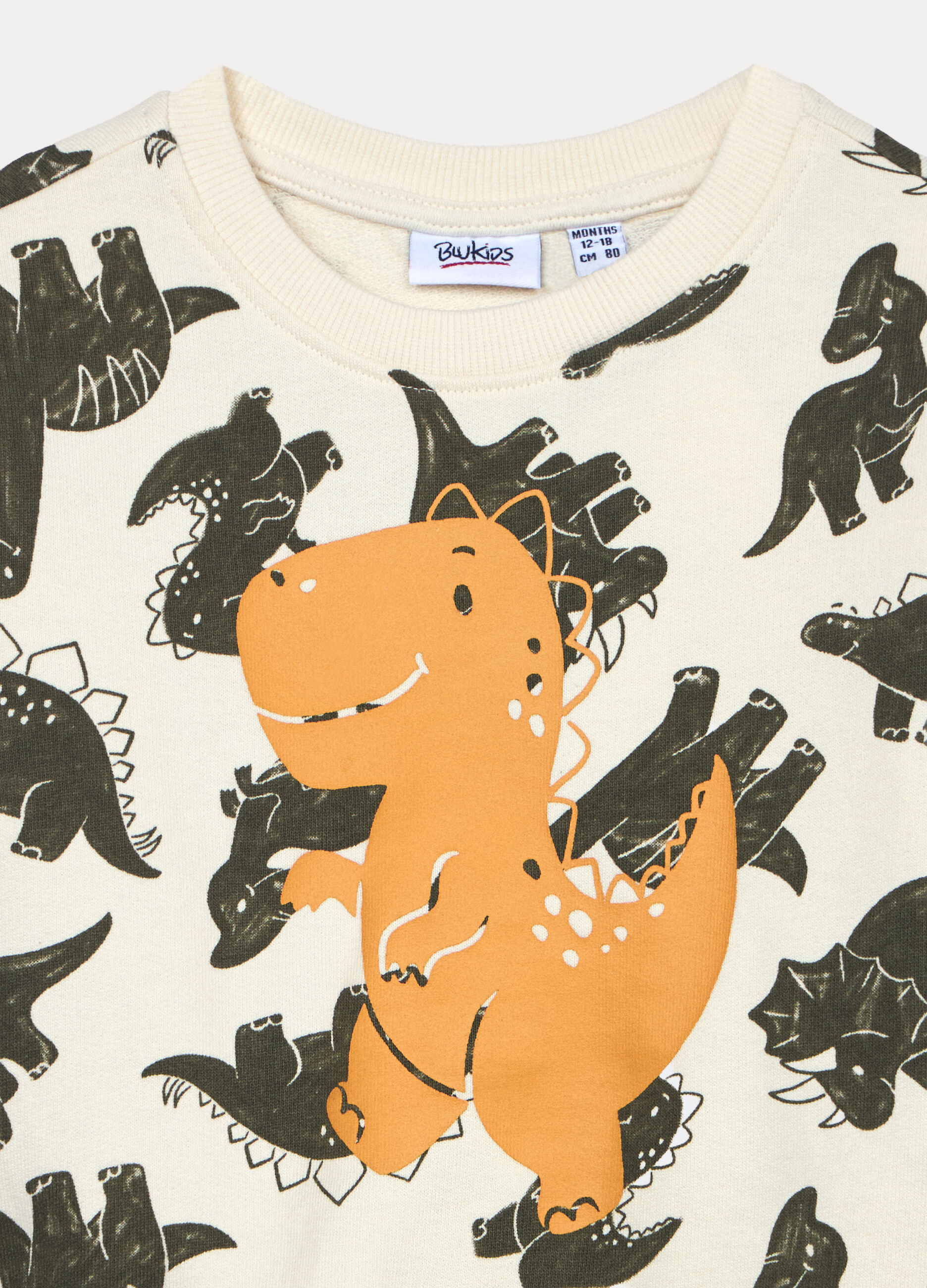 Felpa in french terry di puro cotone bimbo_2