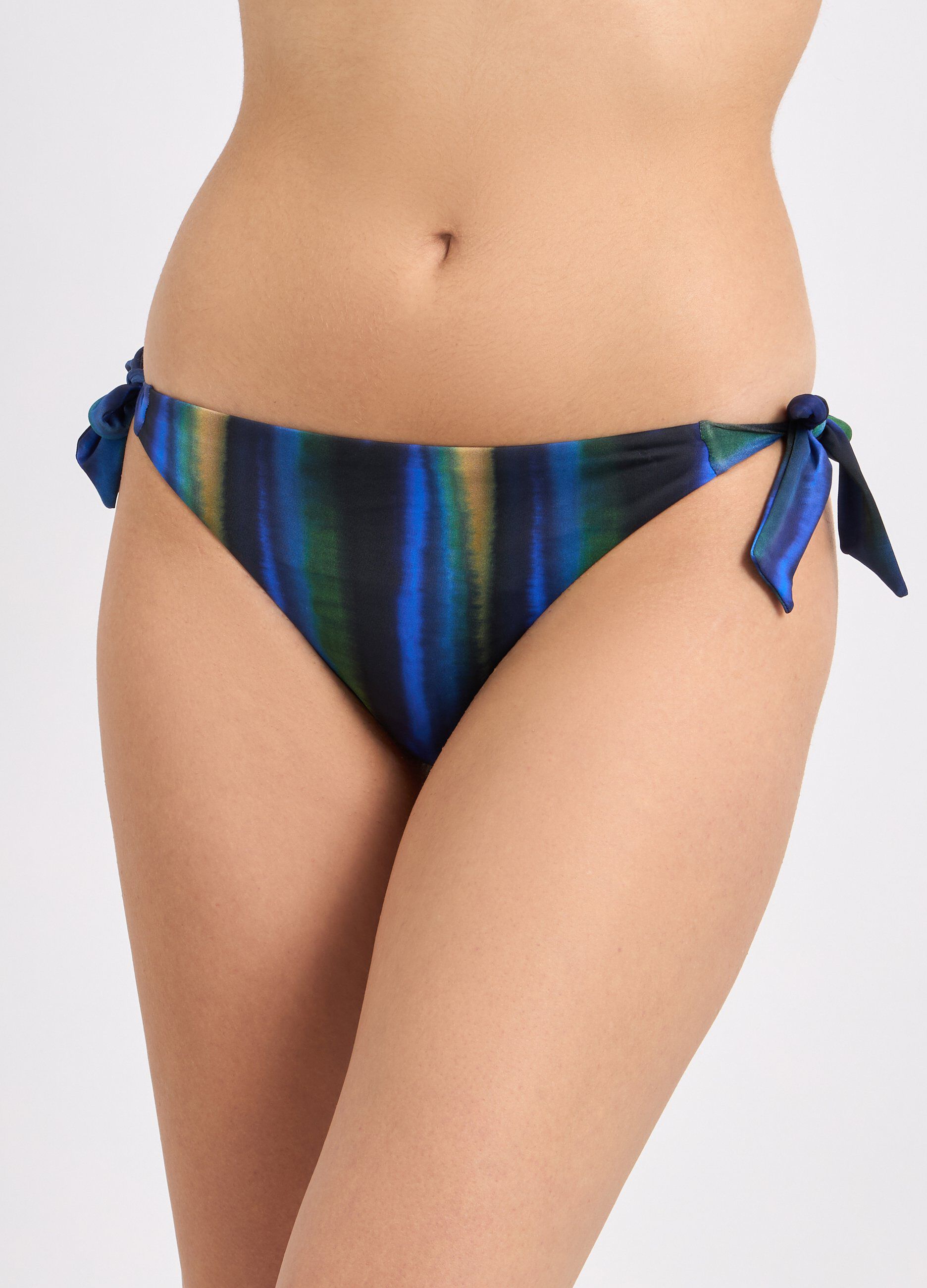 Slip bikini a righe donna_2