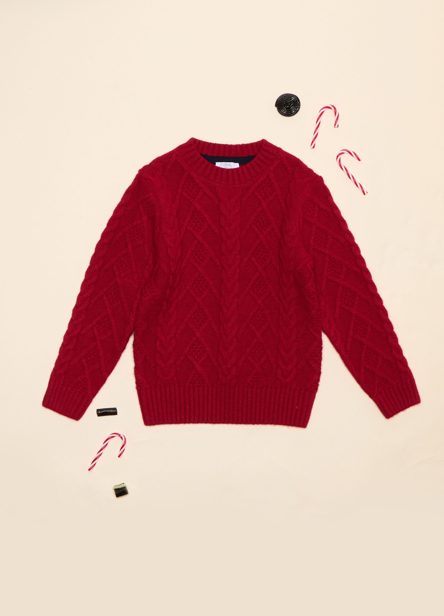 Tricot con lavorazione a treccia_0