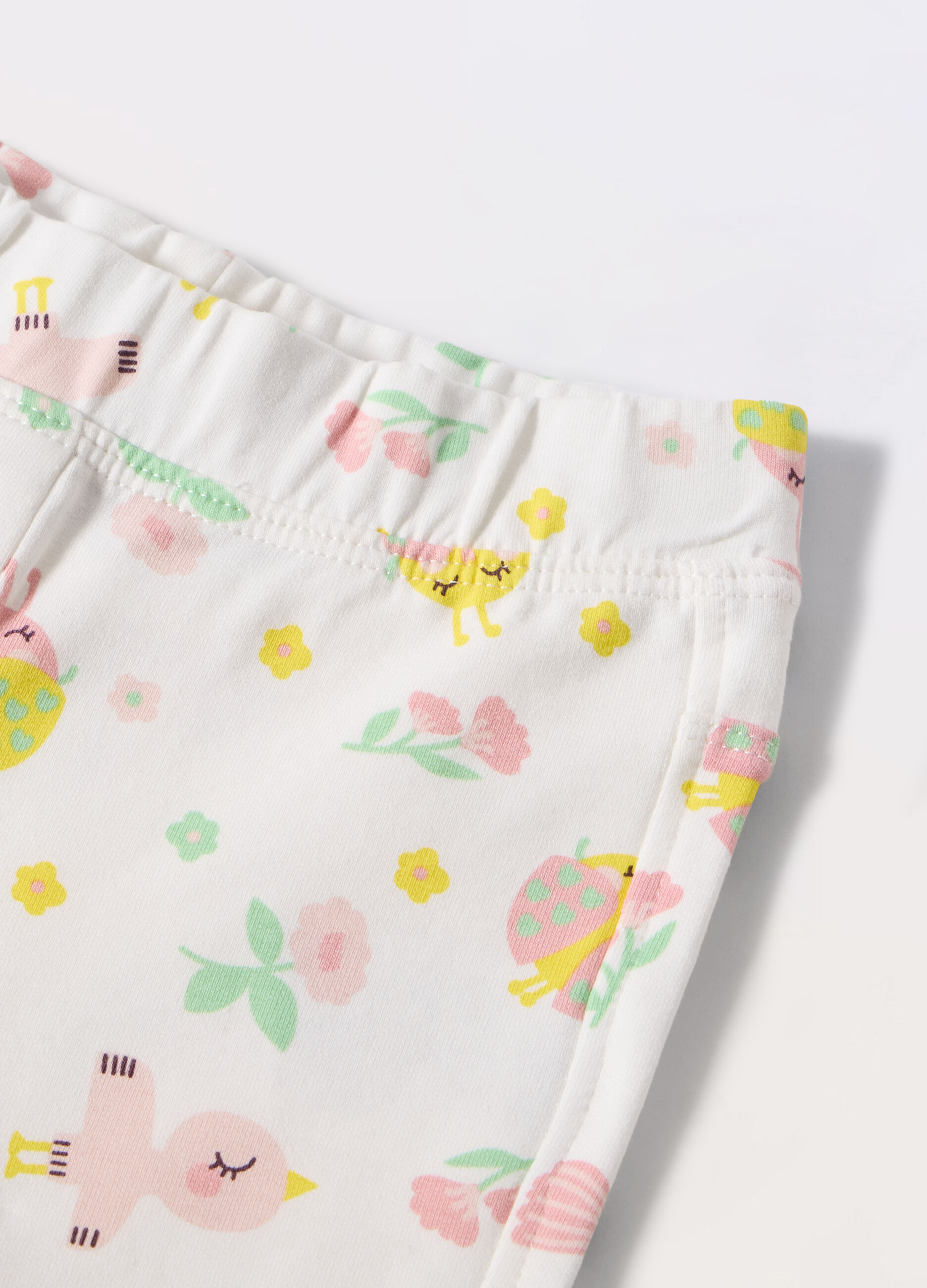 Leggings in puro cotone neonata_1