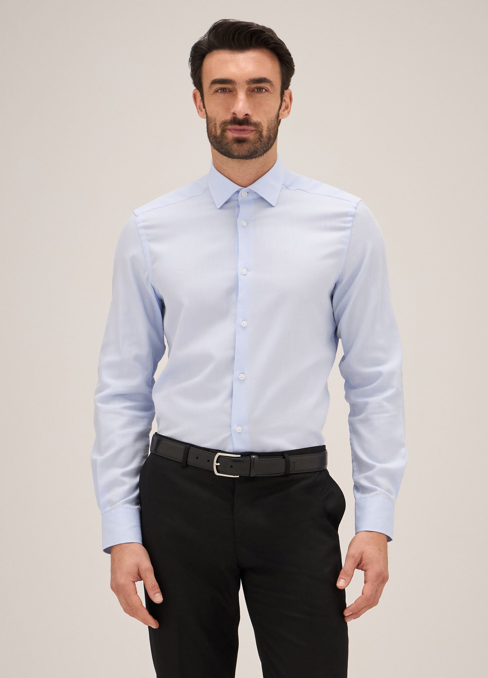 Camicia Rumford in cotone uomo_0