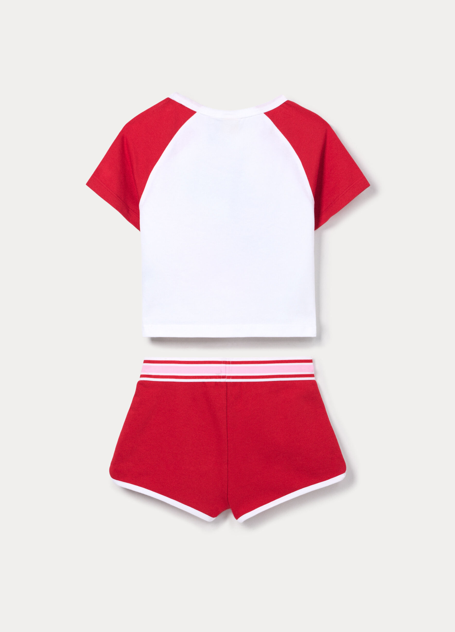 Jogging set Disney in jersey di cotone stretch bambina_1