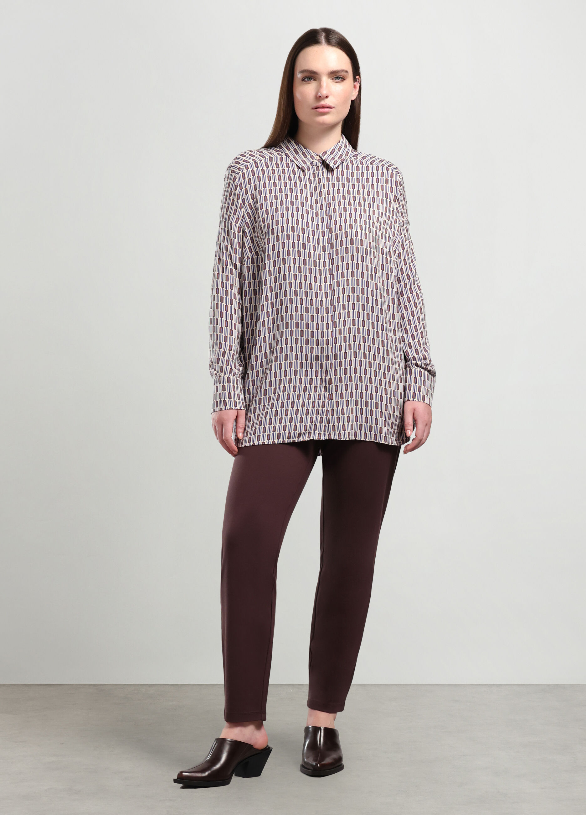 Pantaloni in punto Milano donna curvy_0