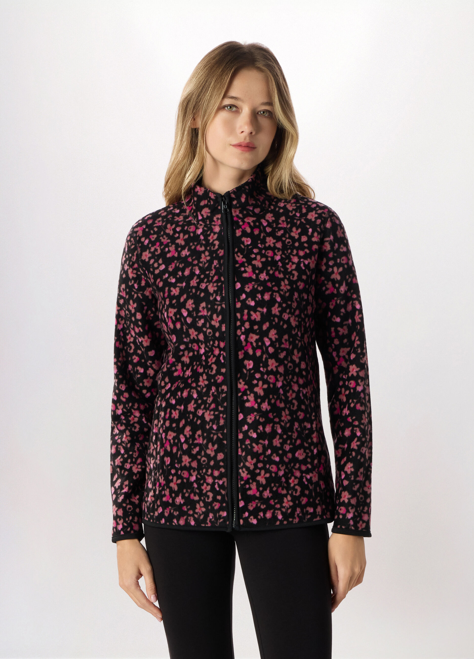 Felpa full zip in pile donna Holistic fitness_0