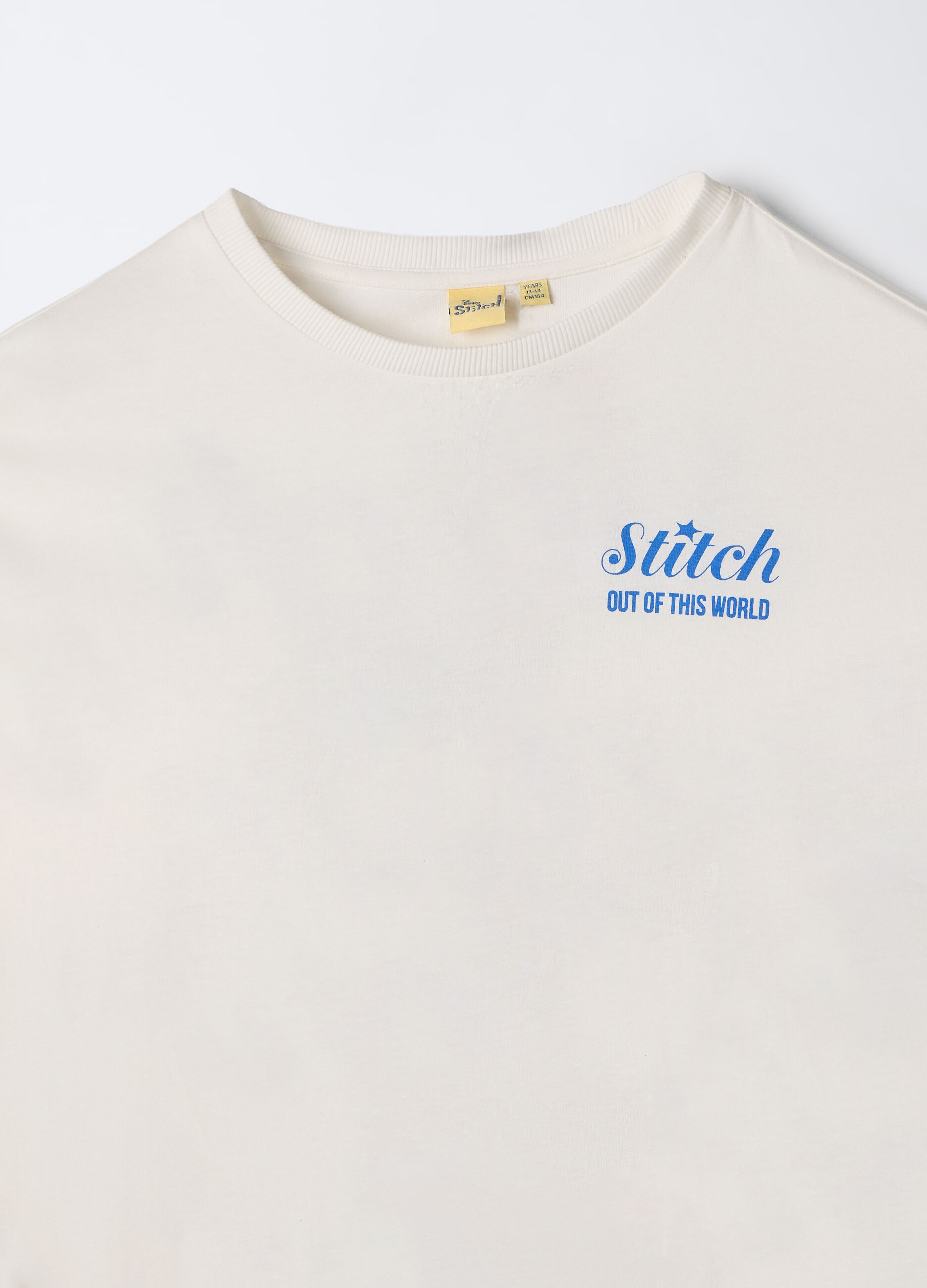 T-shirt Fit Over in jersey di puro cotone ragazza_2