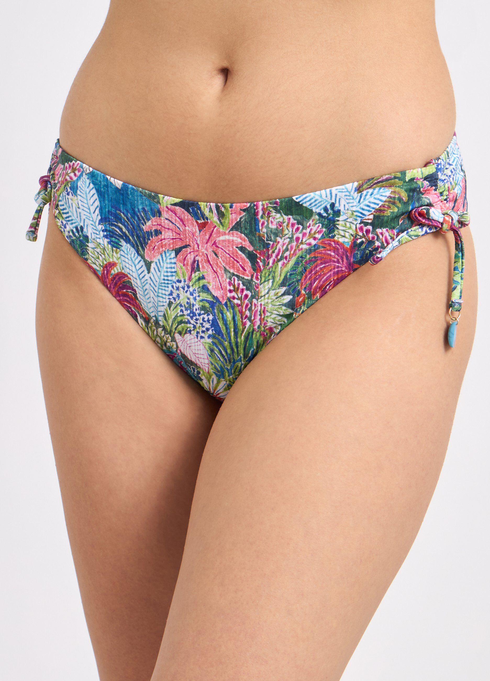 Slip bikini con stampa donna_2