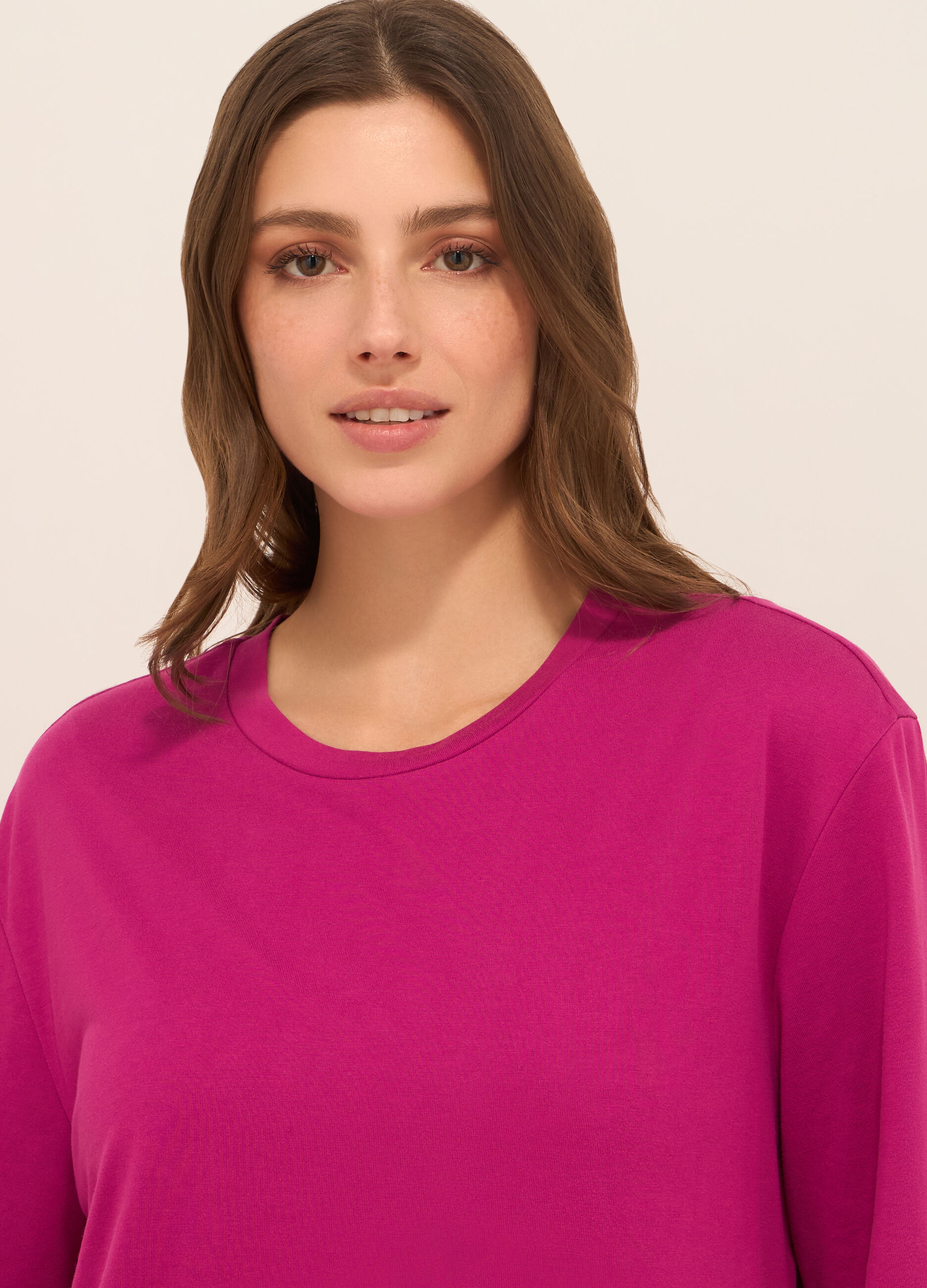 T-shirt misto viscosa donna_2