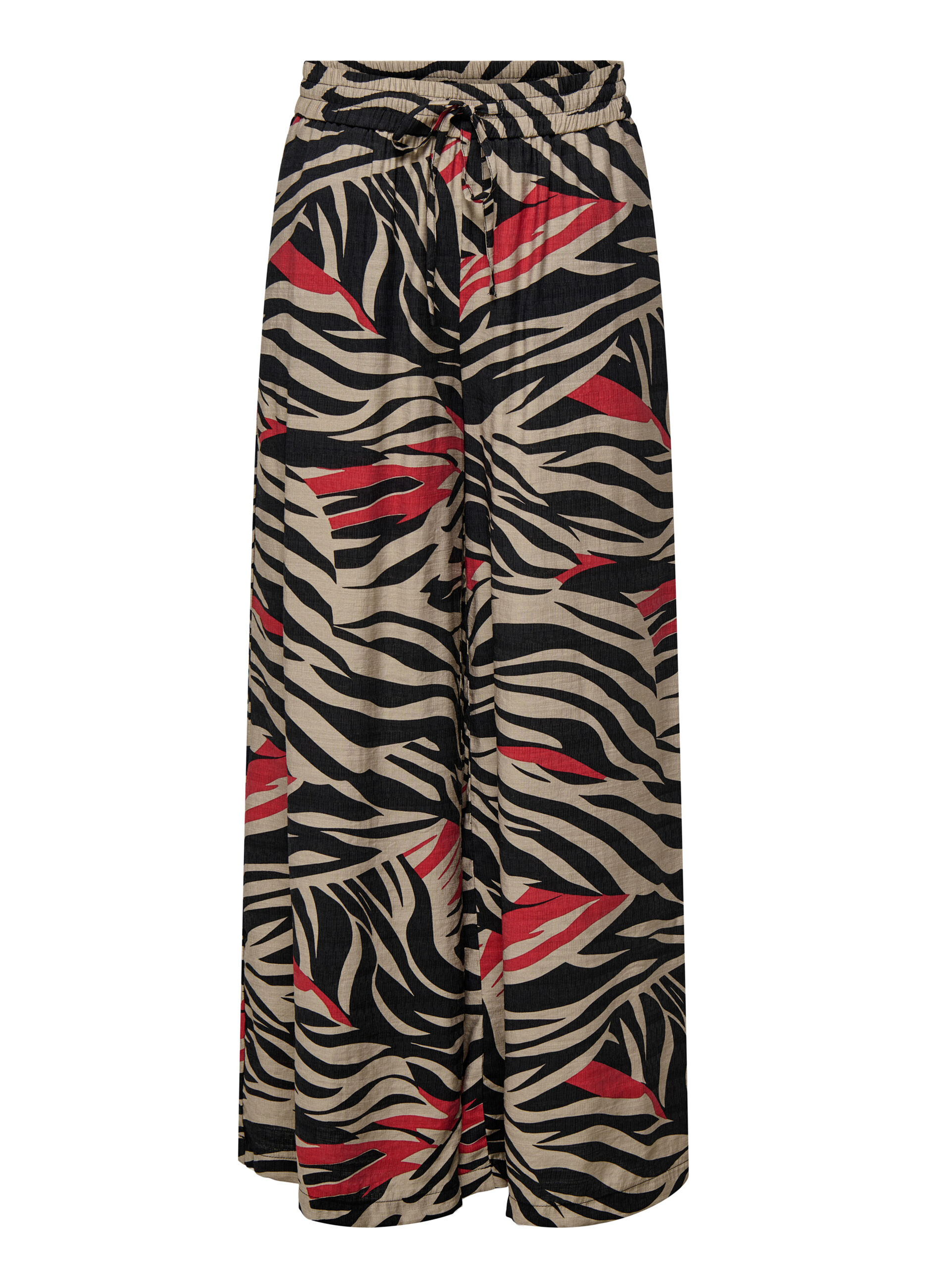 Pantaloni palazzo con stampa donna_6