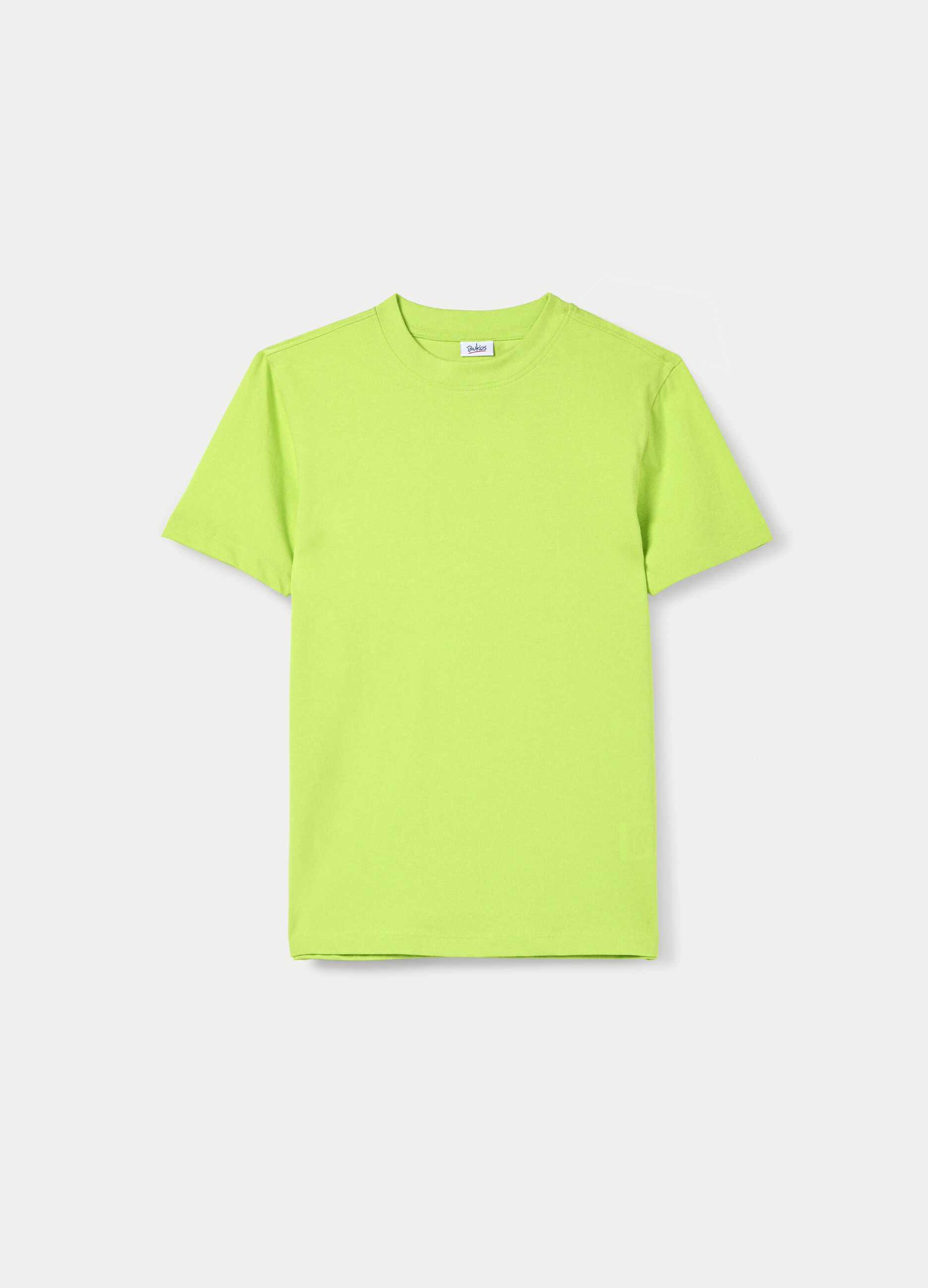 T-shirt girocollo in jersey di puro cotone ragazzo_0