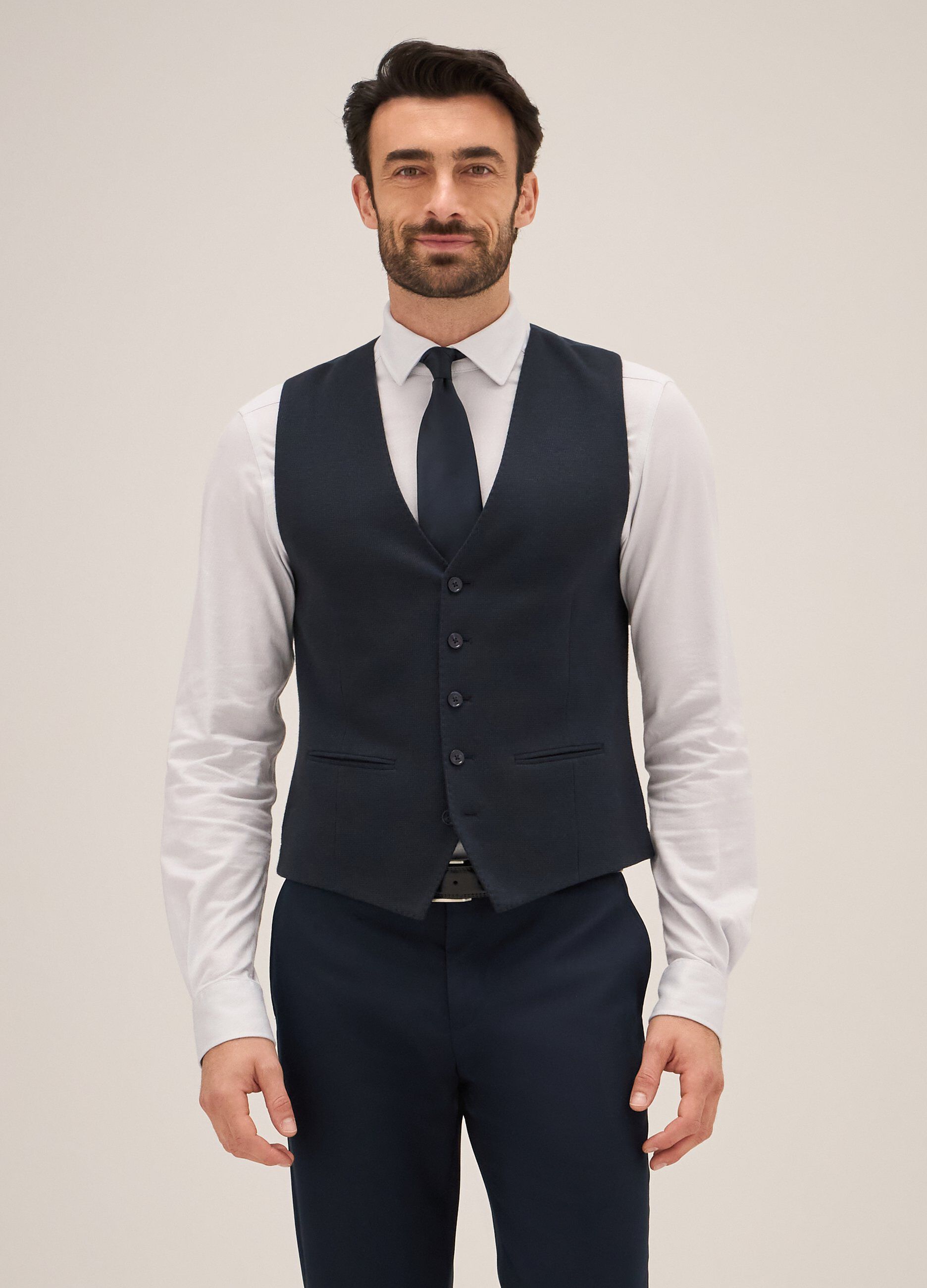 Gilet Rumford in misto cotone uomo_0