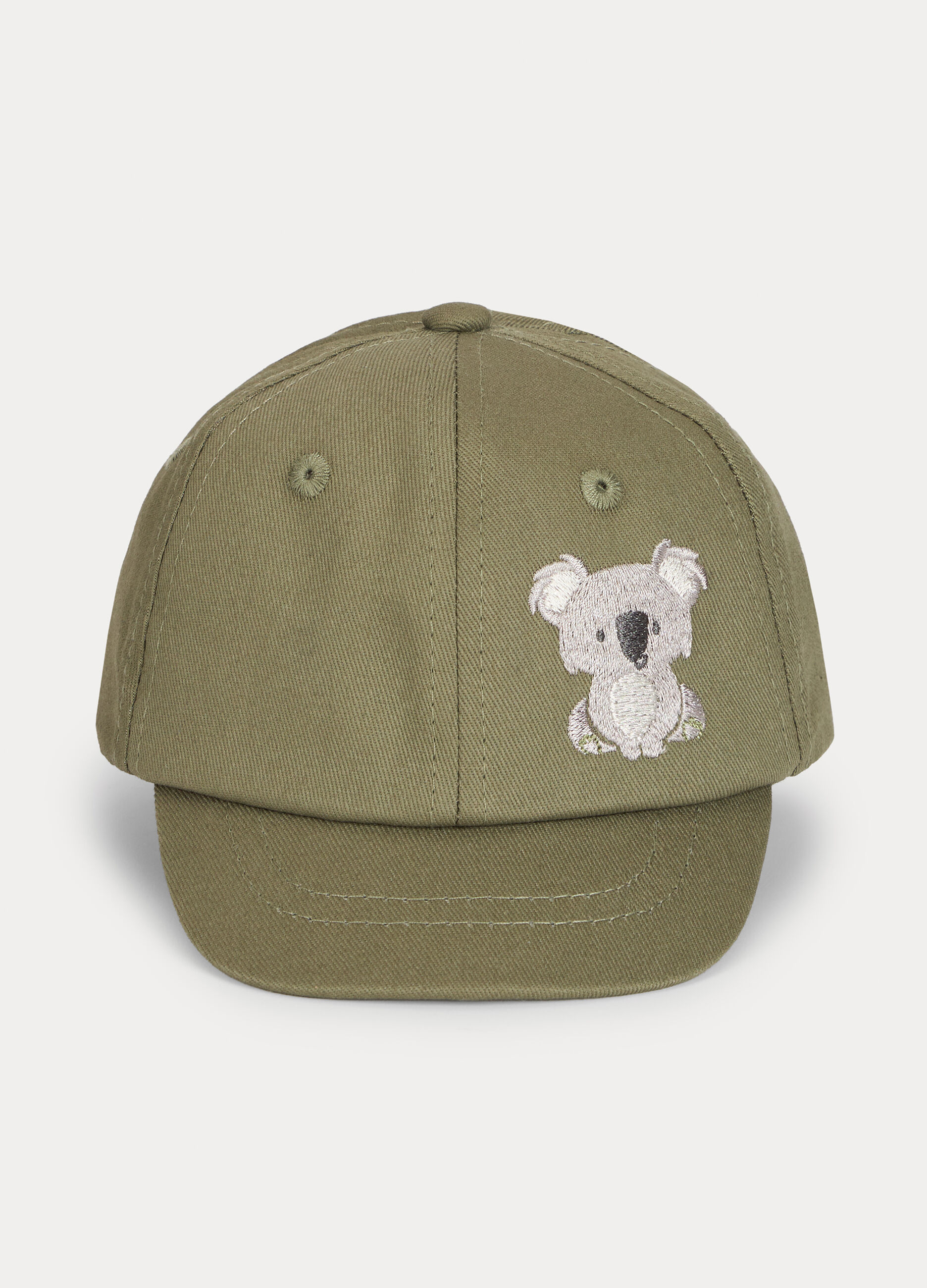 Cappello da baseball in twill neonato_0