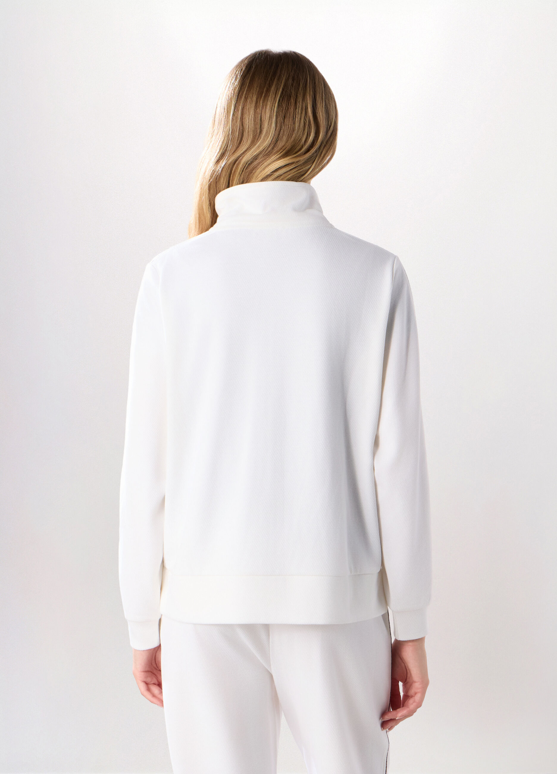 Felpa misto viscosa Piquet Holistic Fitness donna_1