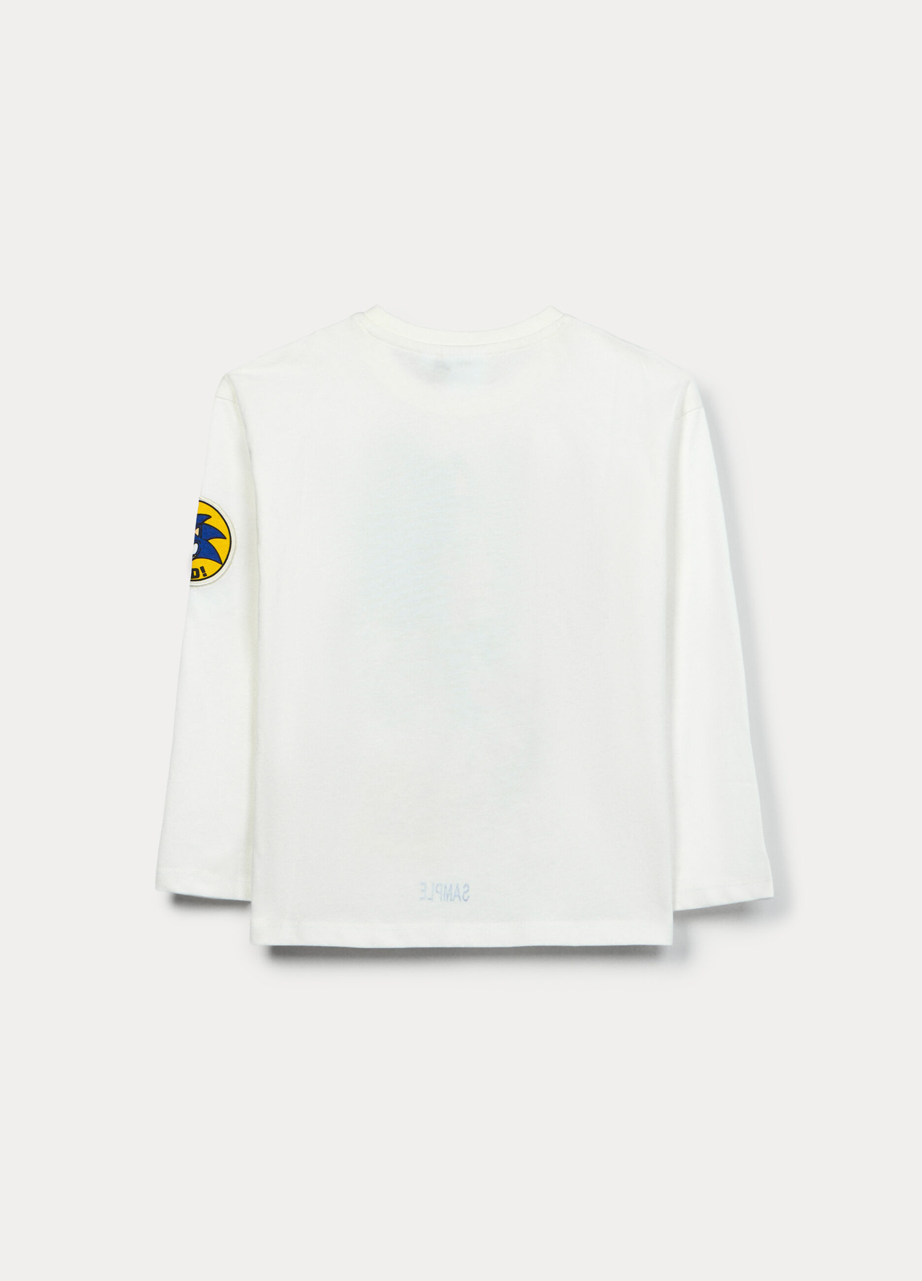 T-shirt Sonic in jersey di puro cotone bambino_1