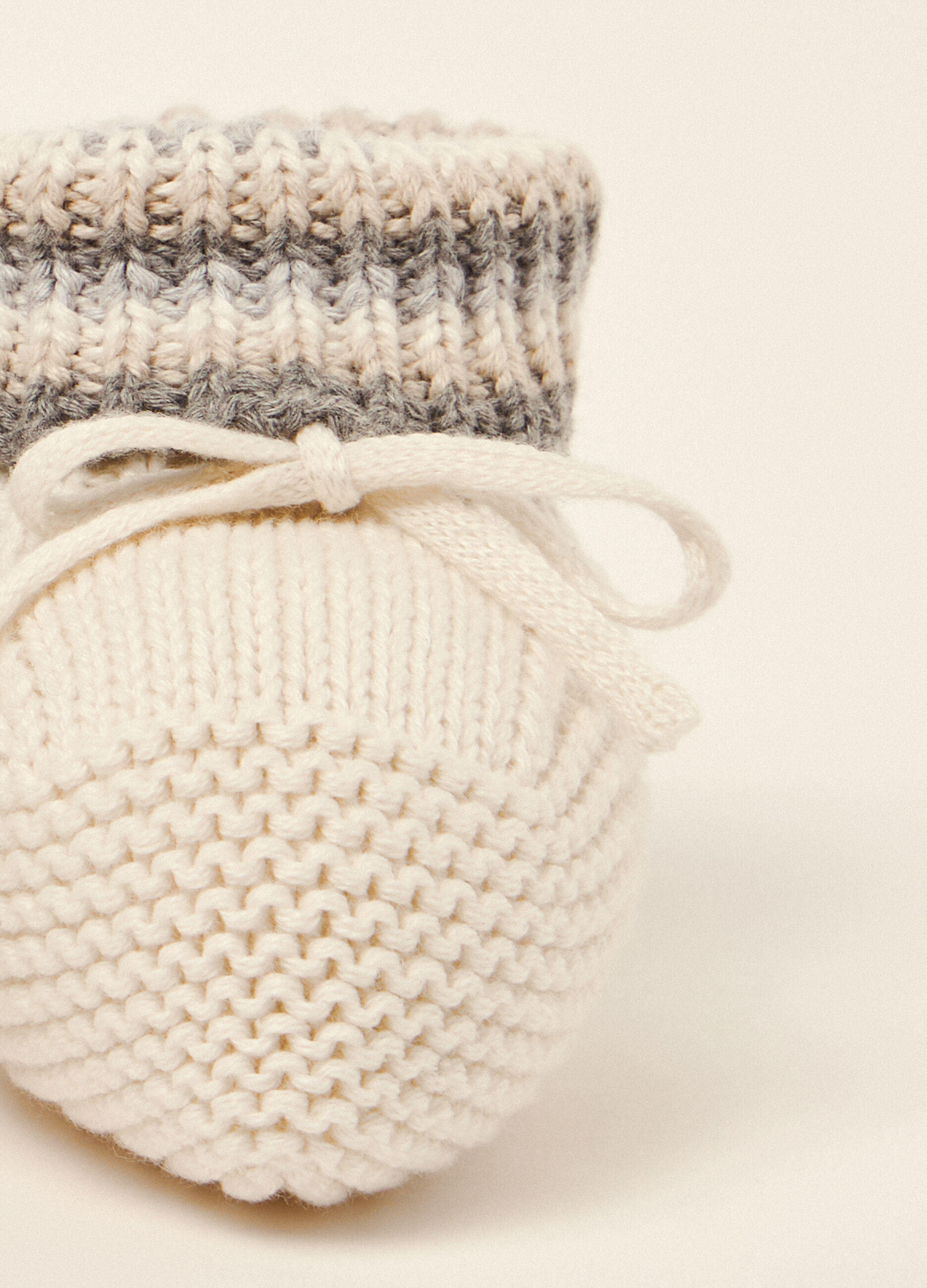 Scarpine in puro cotone tricot IANA neonata_1