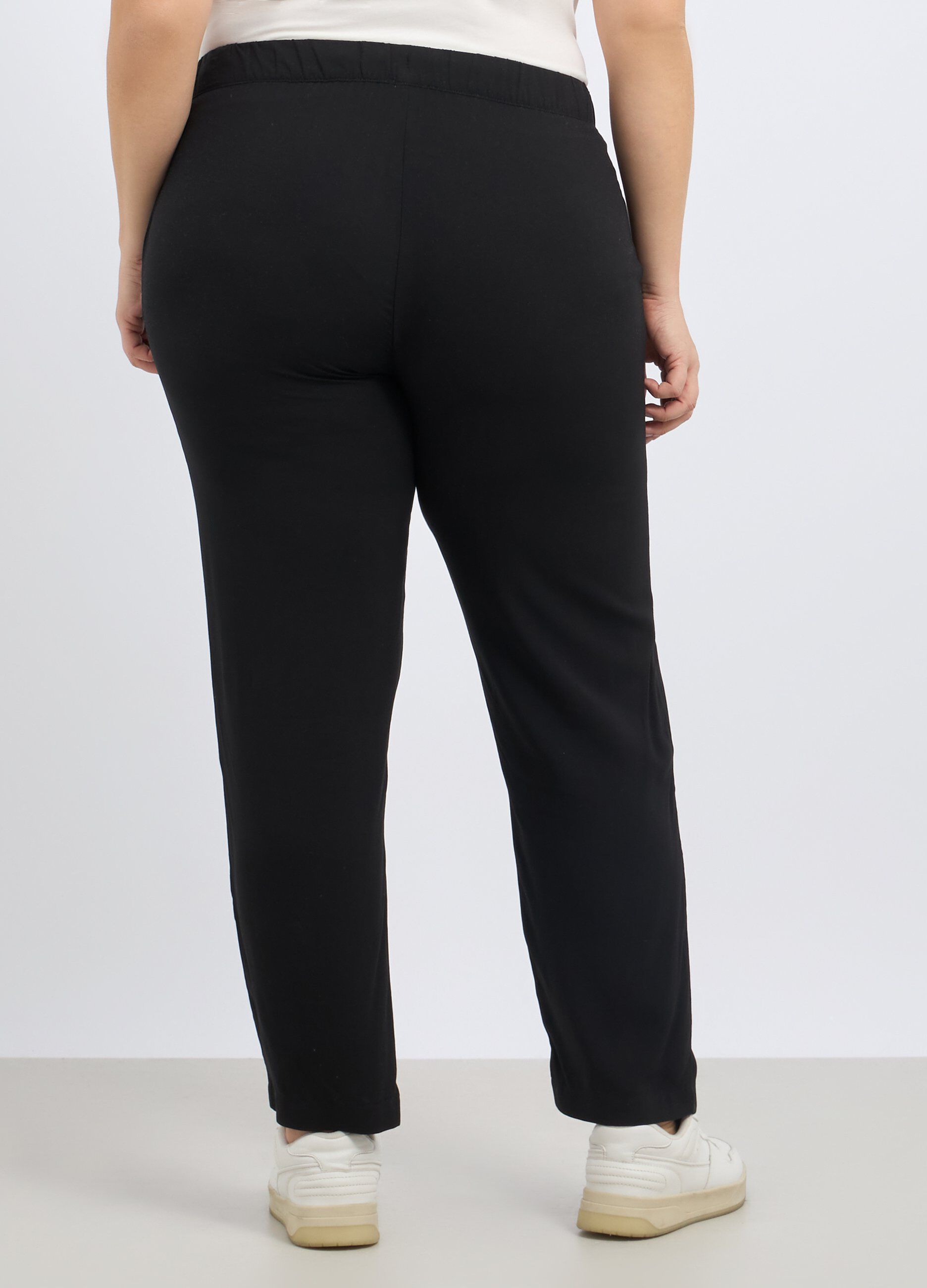 Pantaloni in pura viscosa donna curvy_1