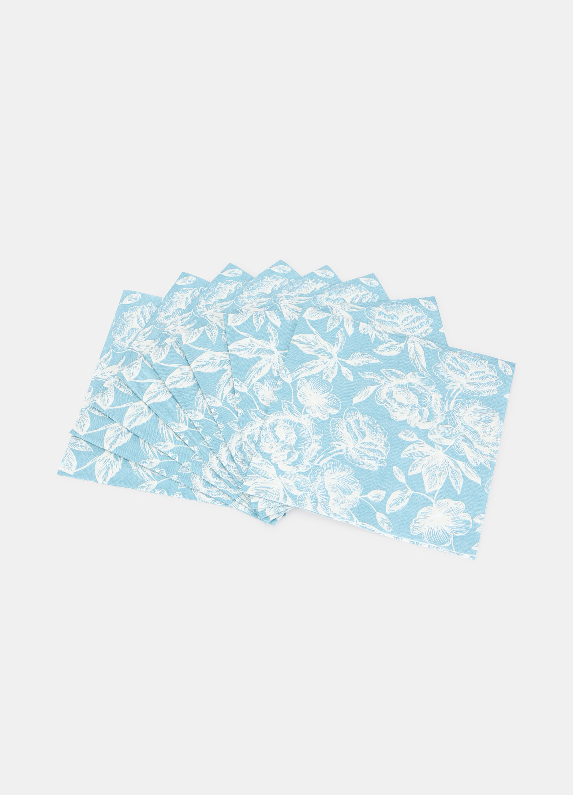 20 pack tovaglioli di carta a fiori Made in Italy_0