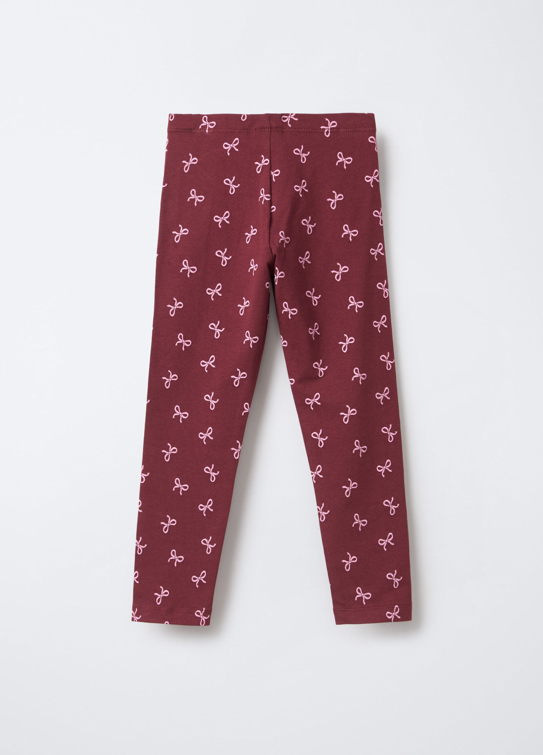 Leggings in jersey di cotone stretch Fit Slim bambina_1