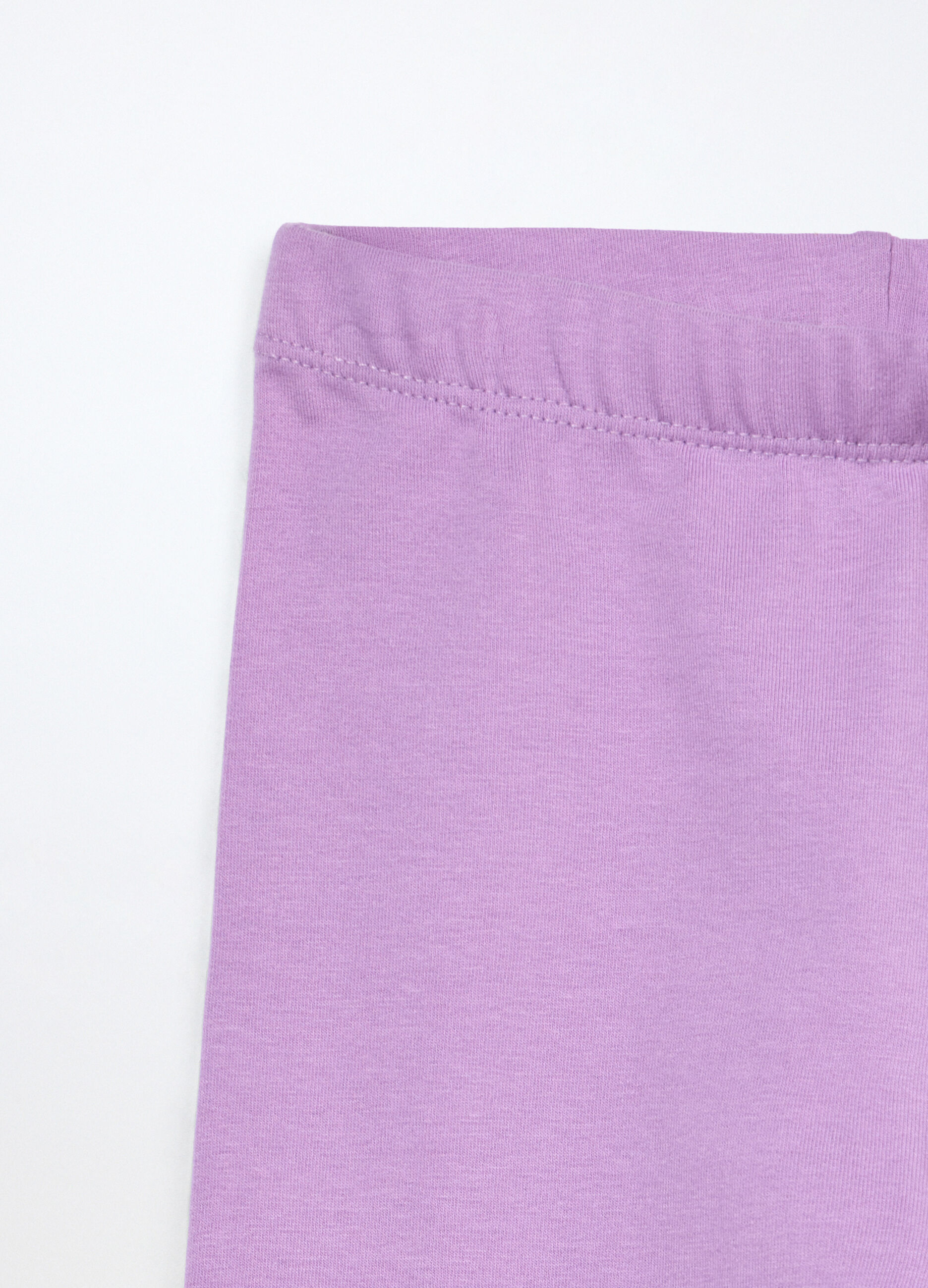 Leggings in jersey di cotone stretch bambina_2