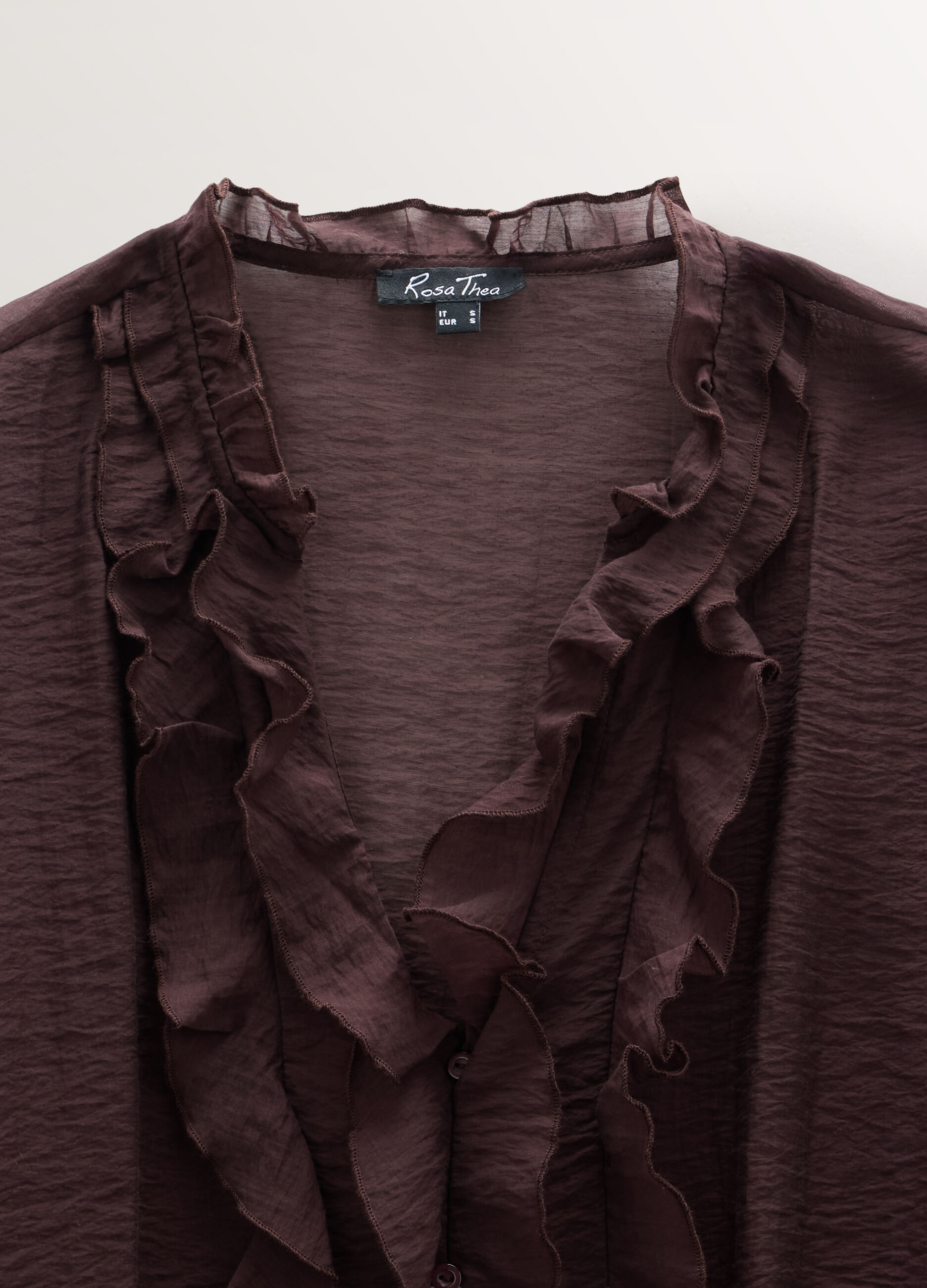 Camicia con scollo a V Fit Regular misto lyocell donna curvy_2
