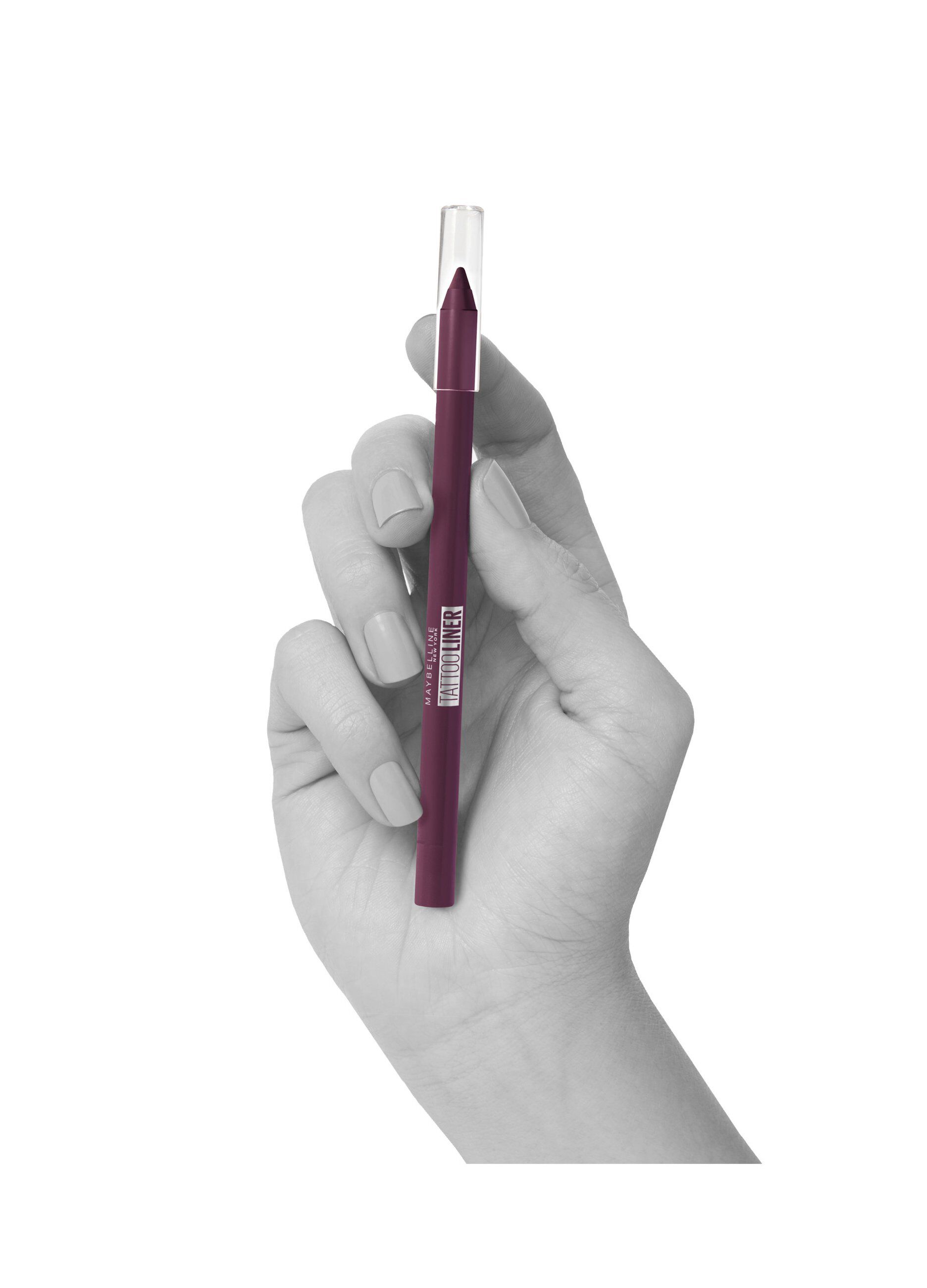 Maybelline New York Tattoo Liner, Matita occhi in gel con effetto tatuaggio, Waterproof e tenuta fino a 36h, 942 Rich Berry.