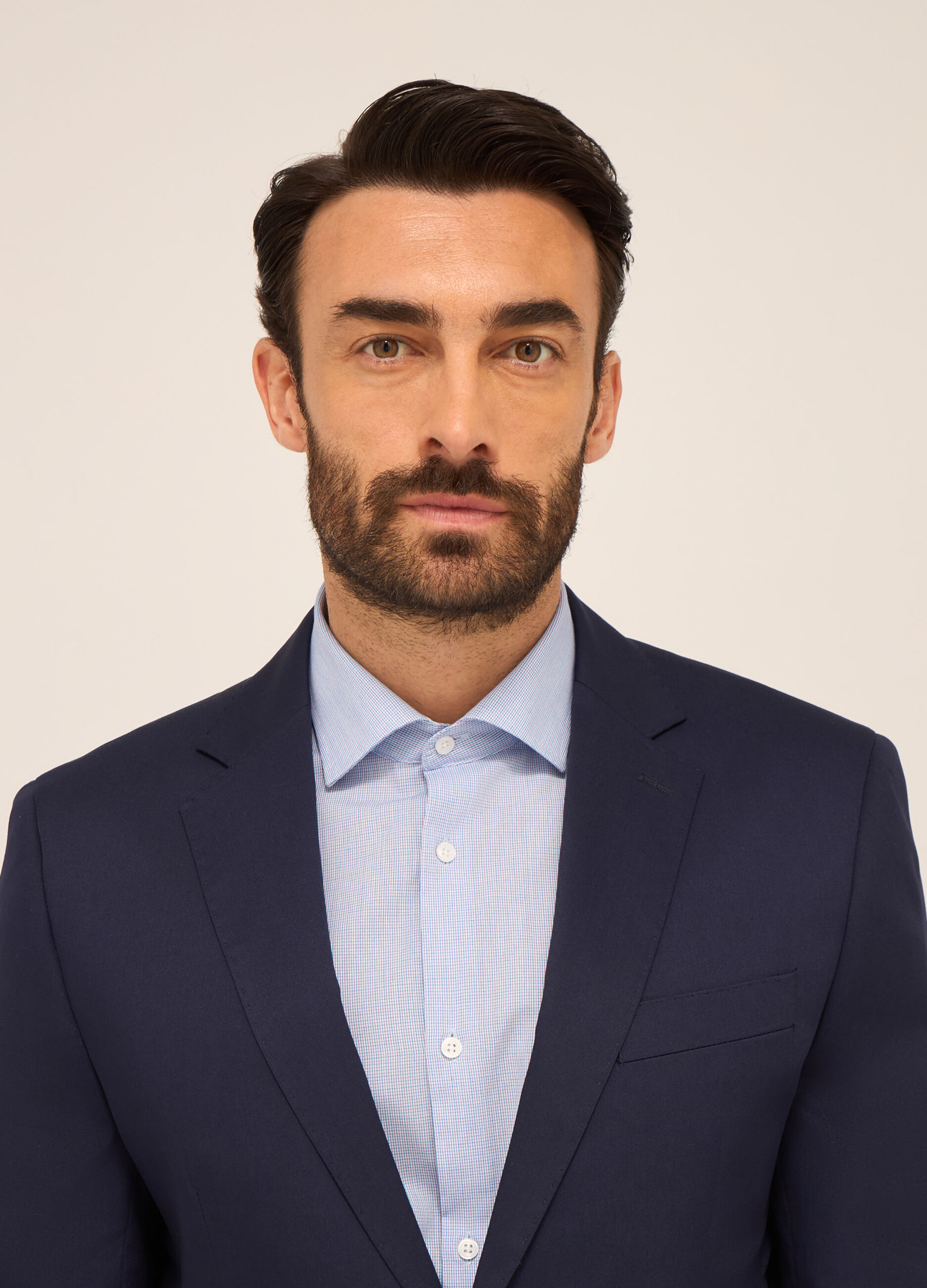 Blazer in tessuto stretch uomo