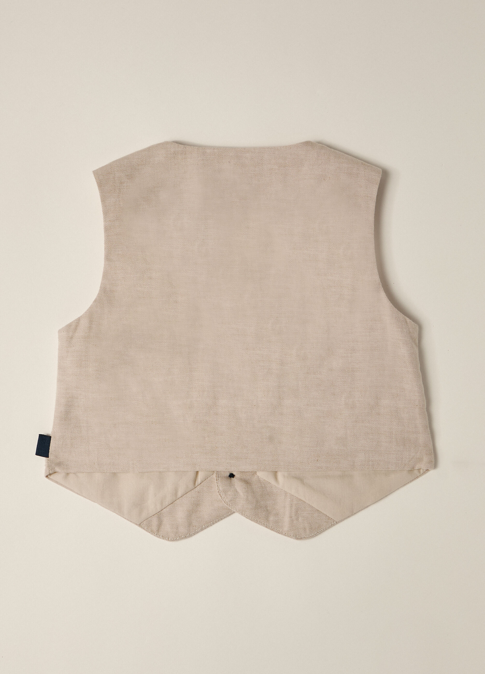 Gilet IANA in misto lino neonato_1