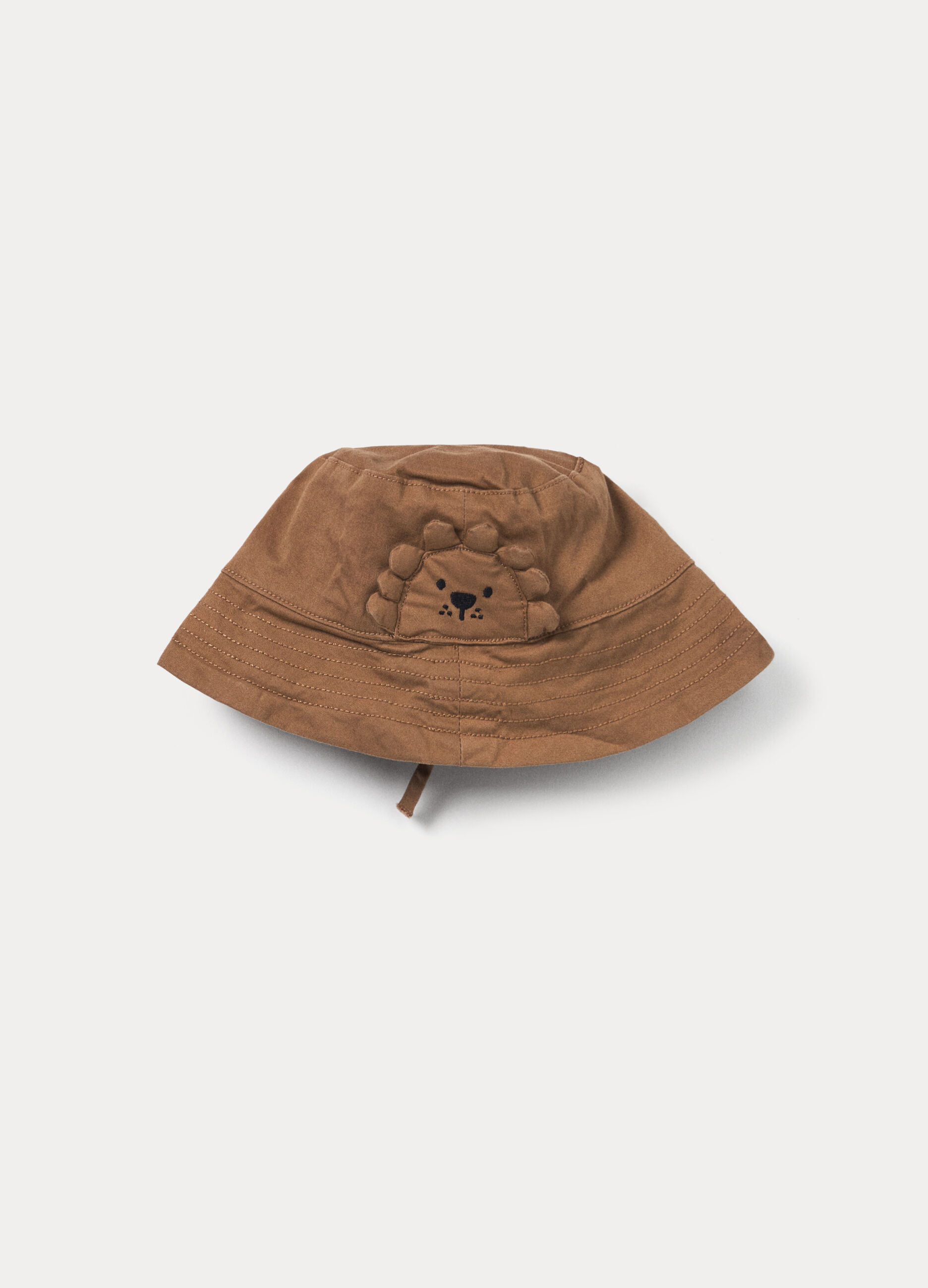 Cappello pescatore in twill neonato_0