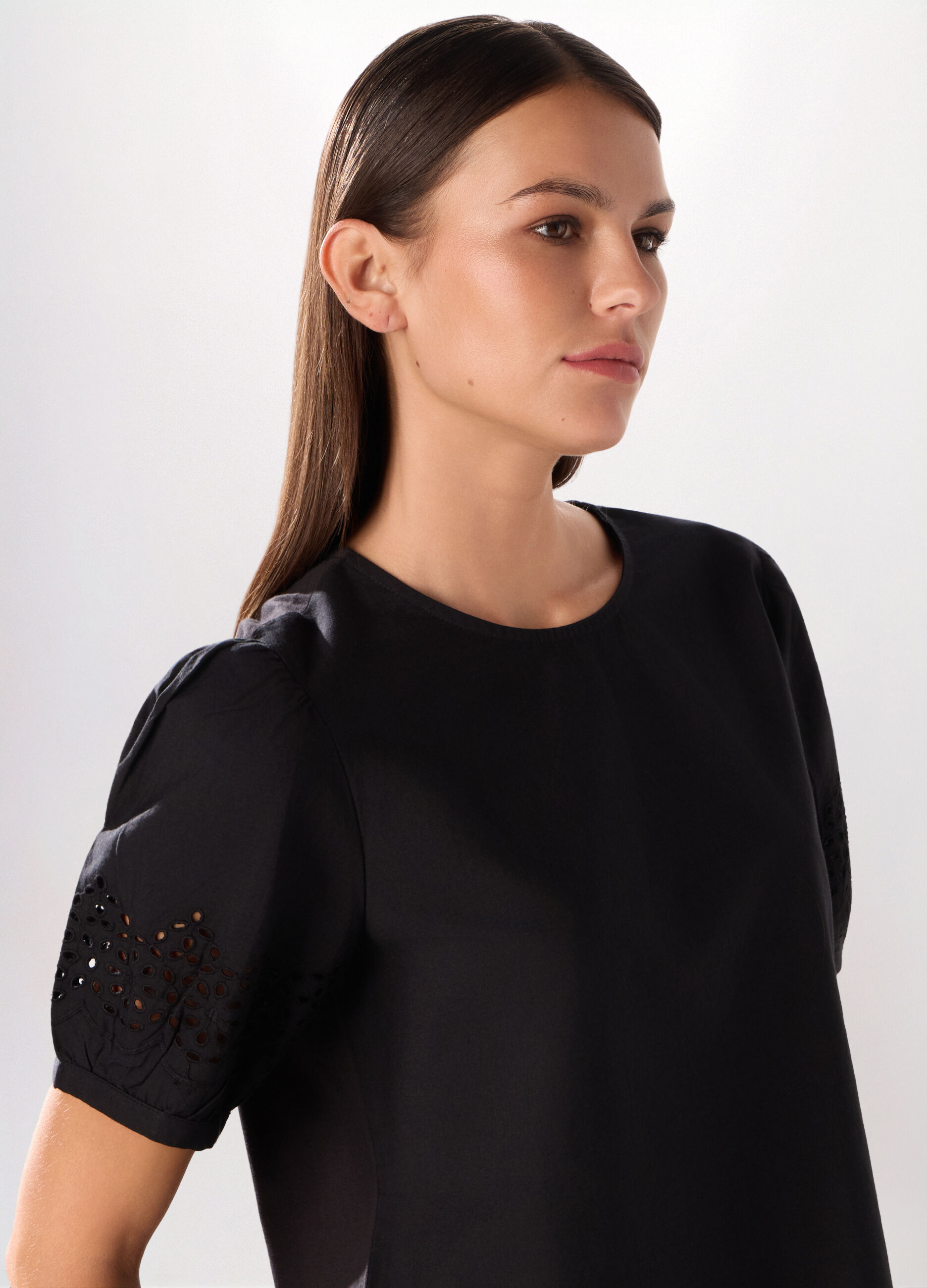 T-shirt in puro cotone donna_2