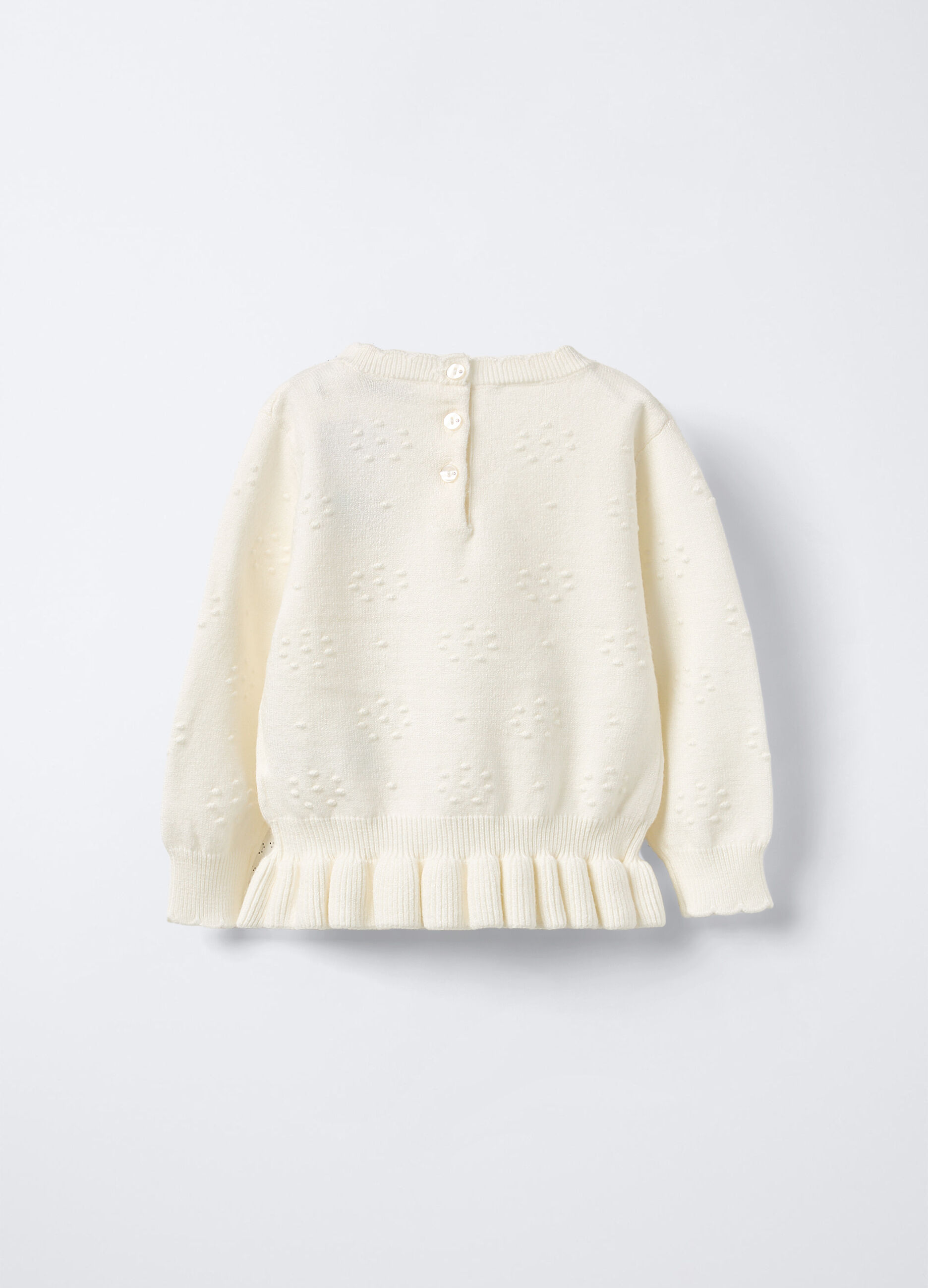 Maglione operato misto viscosa bimba _1