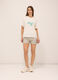 Shorts fit regular in denim di cotone stretch donna_0