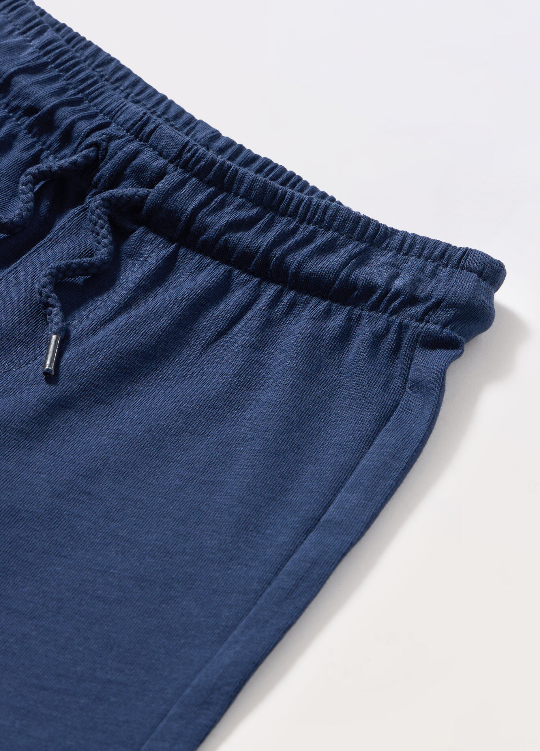 Shorts in jersey di puro cotone neonato_1