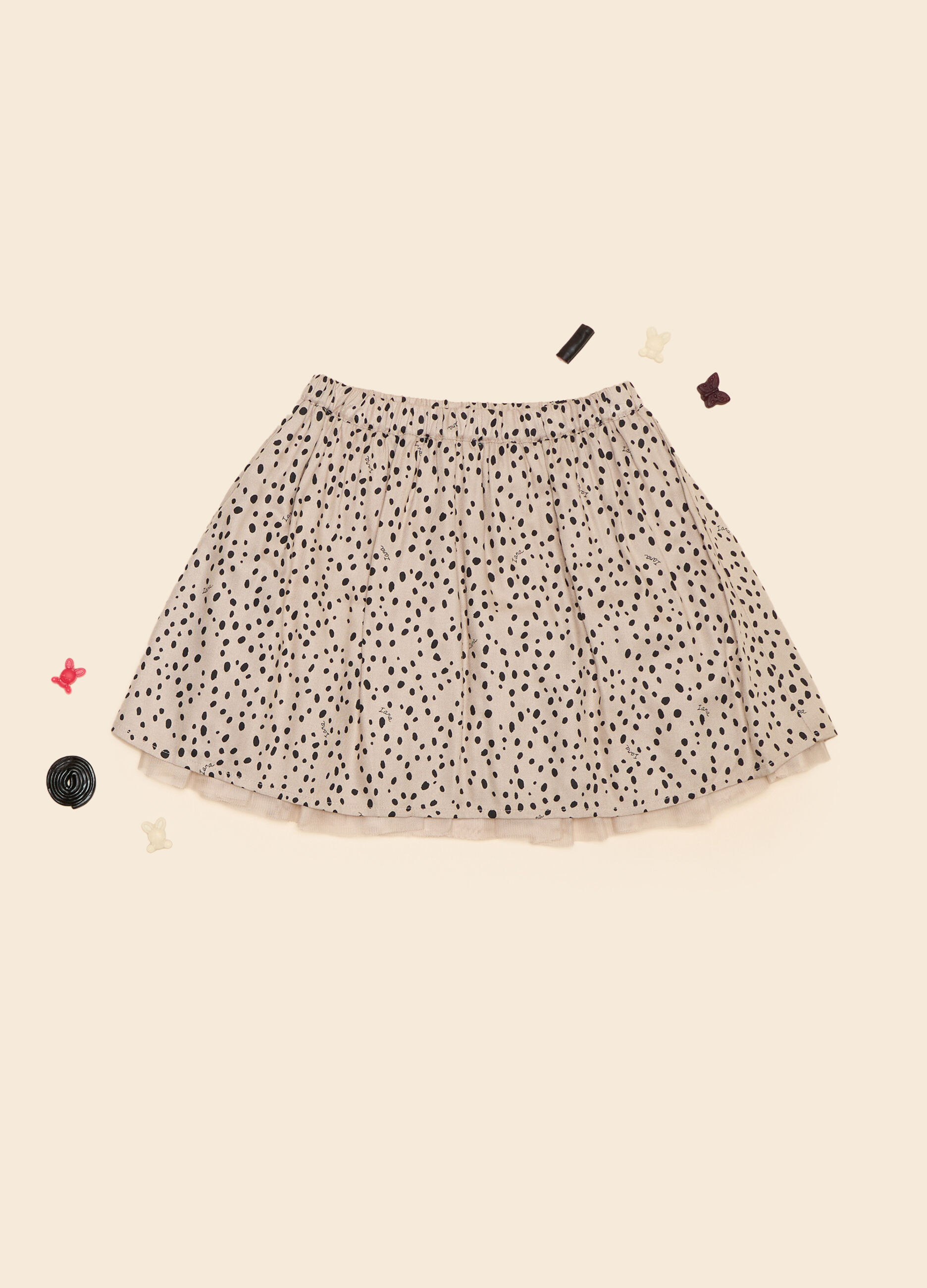 Gonna a pois in pura viscosa_0