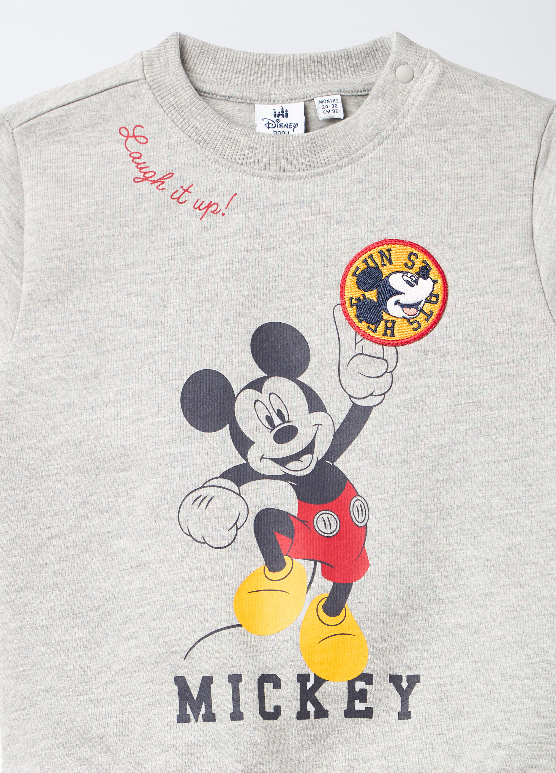 Jogging set Disney in cotone garzato  m&eacute;lange bimbo_2