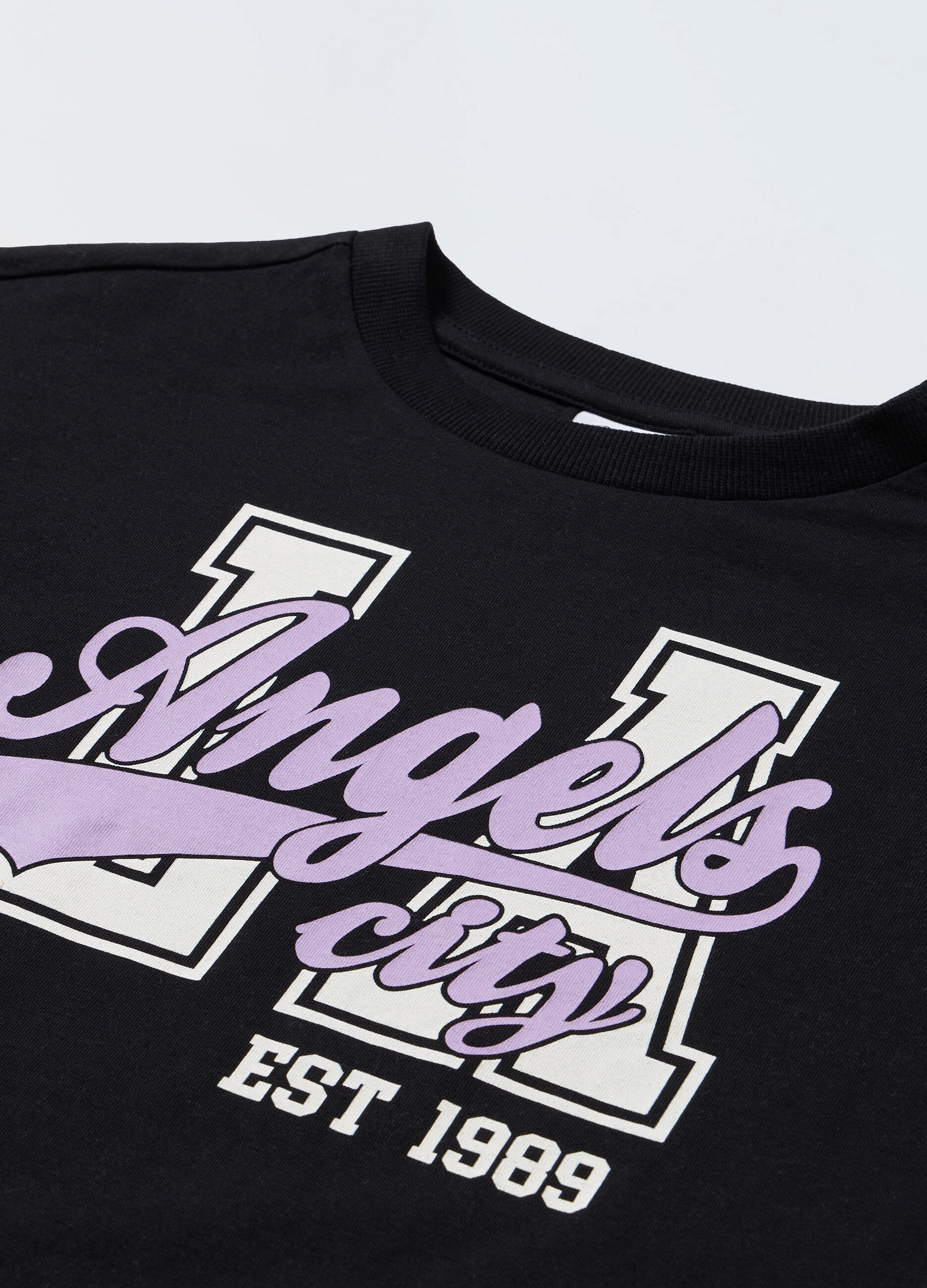 T-shirt in jersey di puro cotone ragazza_1