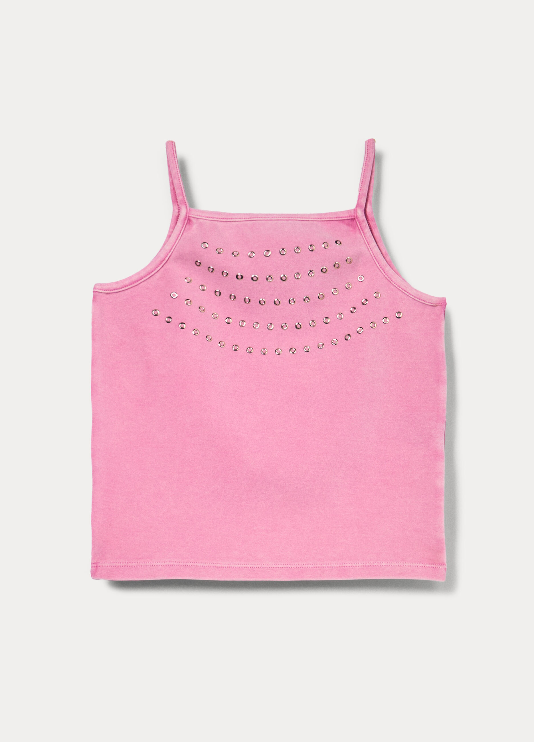 Top fitted con scollo squadrato donna_0