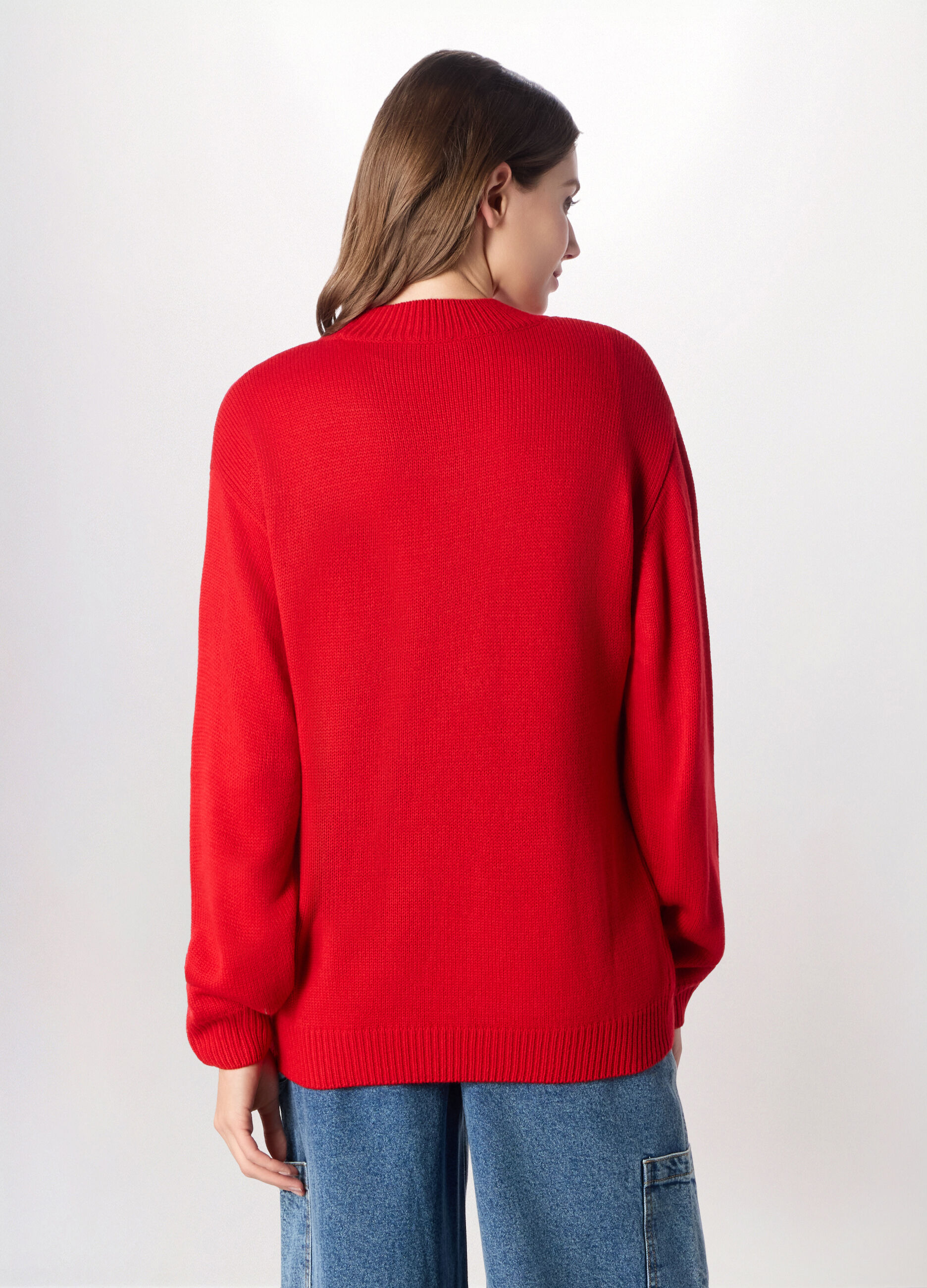 Girocollo tricot natalizio donna_1