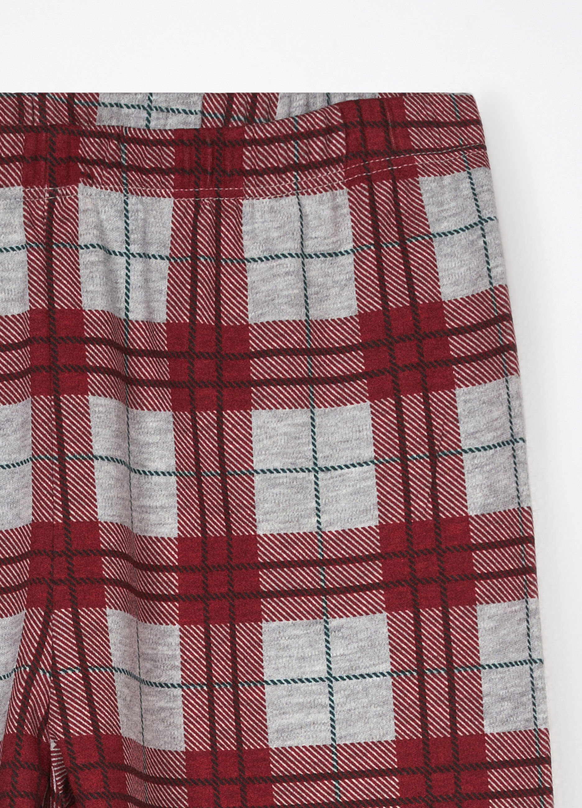 Set pigiama lungo in puro cotone fleece ragazza_3