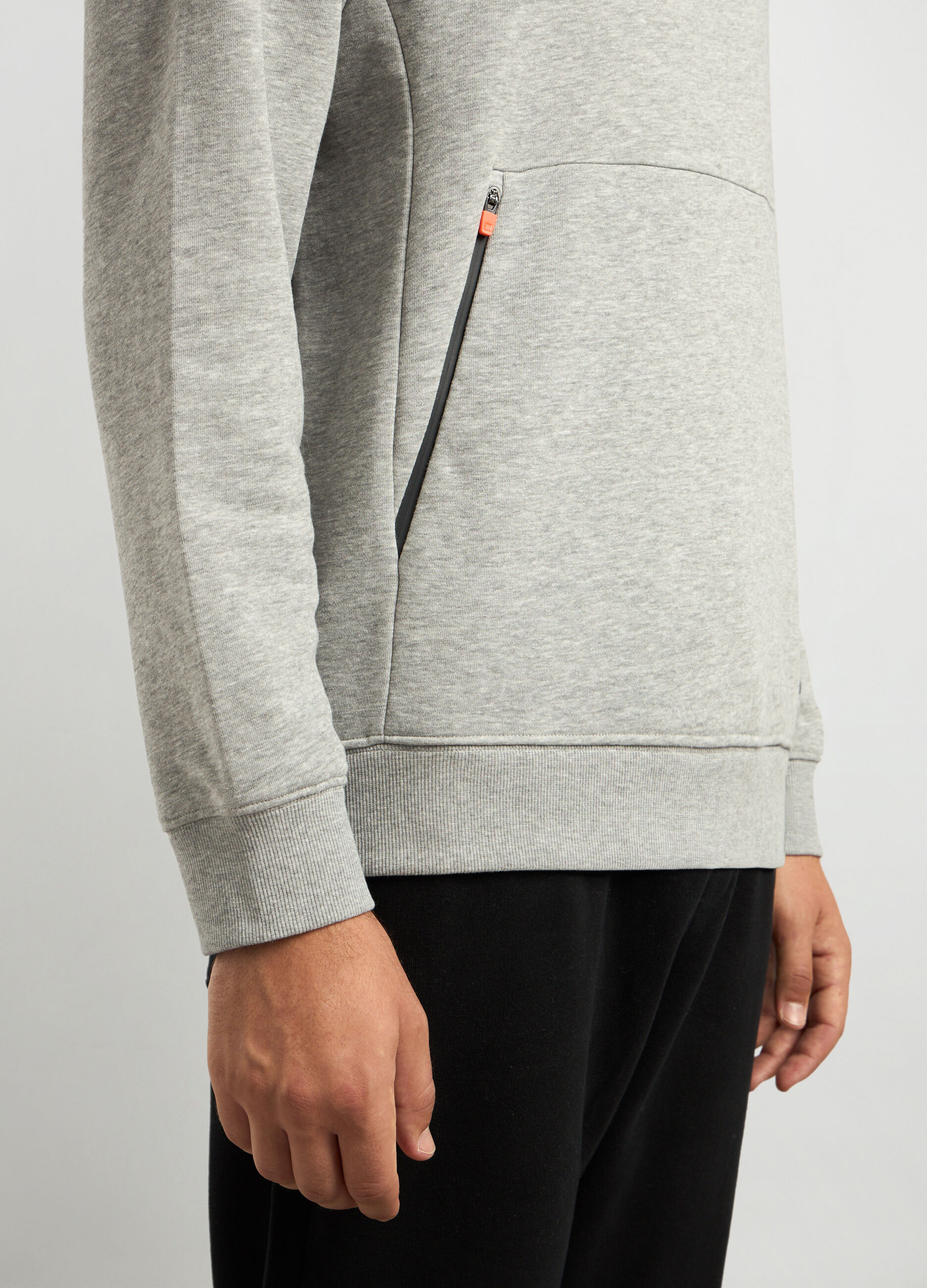 Felpa con cappuccio in cotone uomo_2